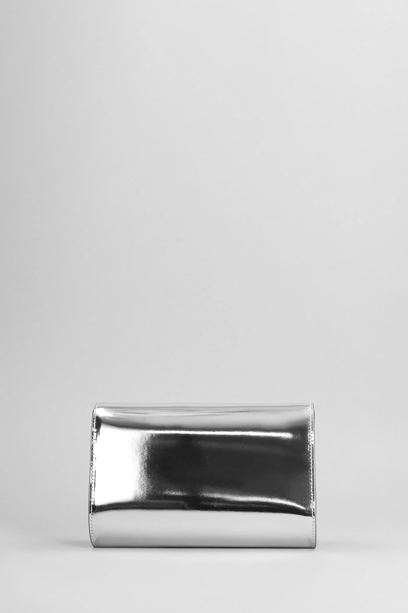 Cleopatra Clutch in silver leather - Image 3