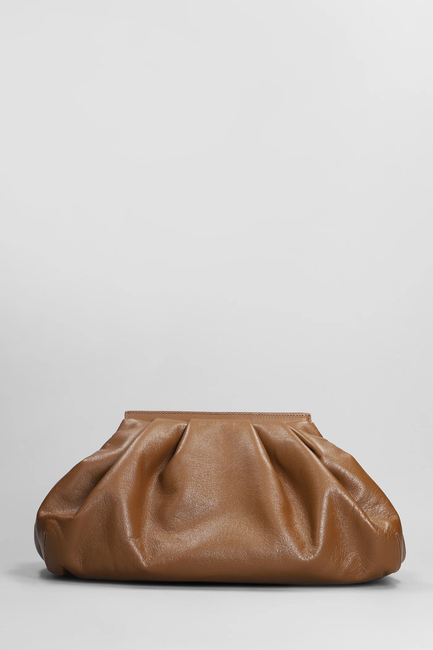 Clutch in leather color leather - Image 3