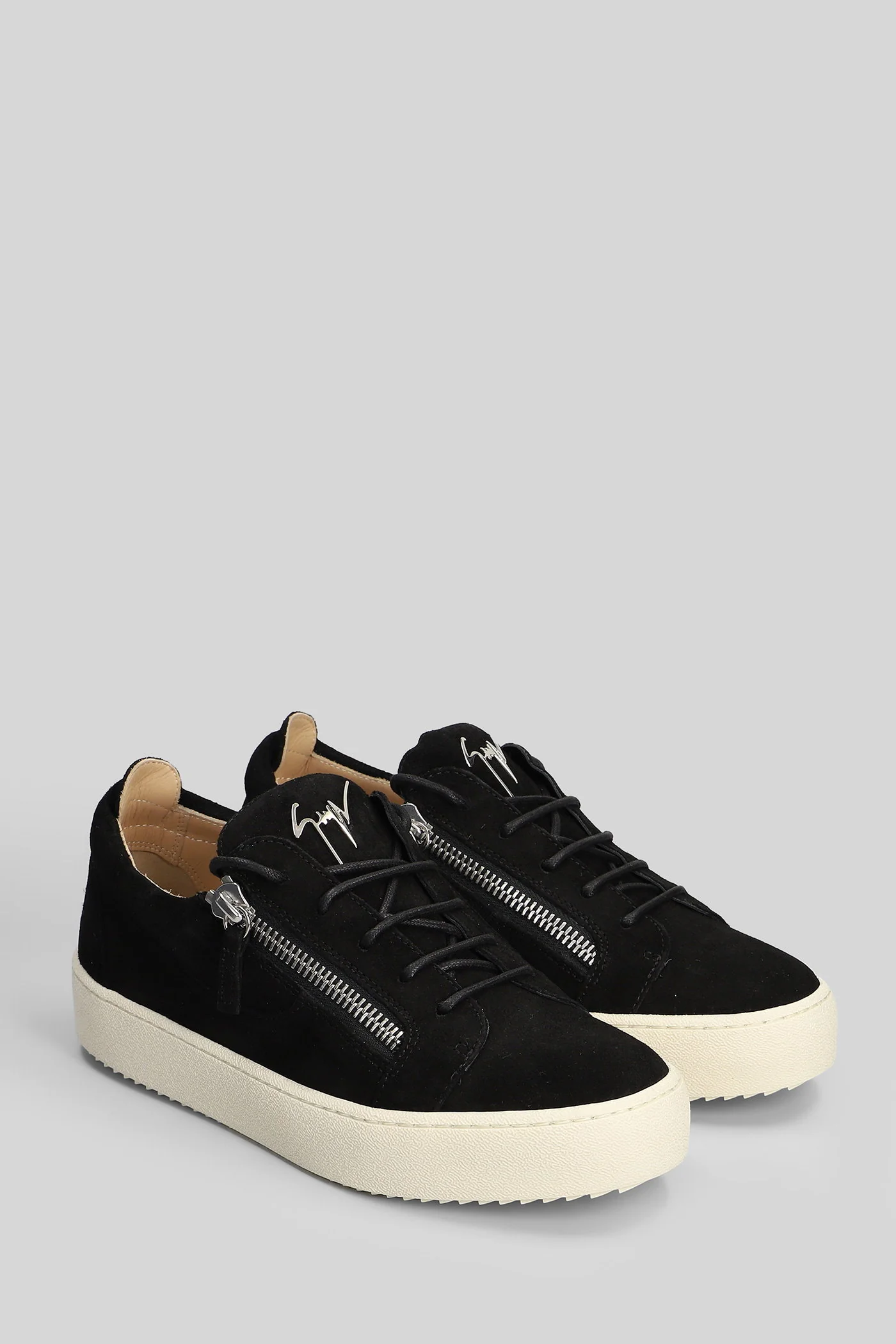 Frankie Sneakers in black suede - Image 2