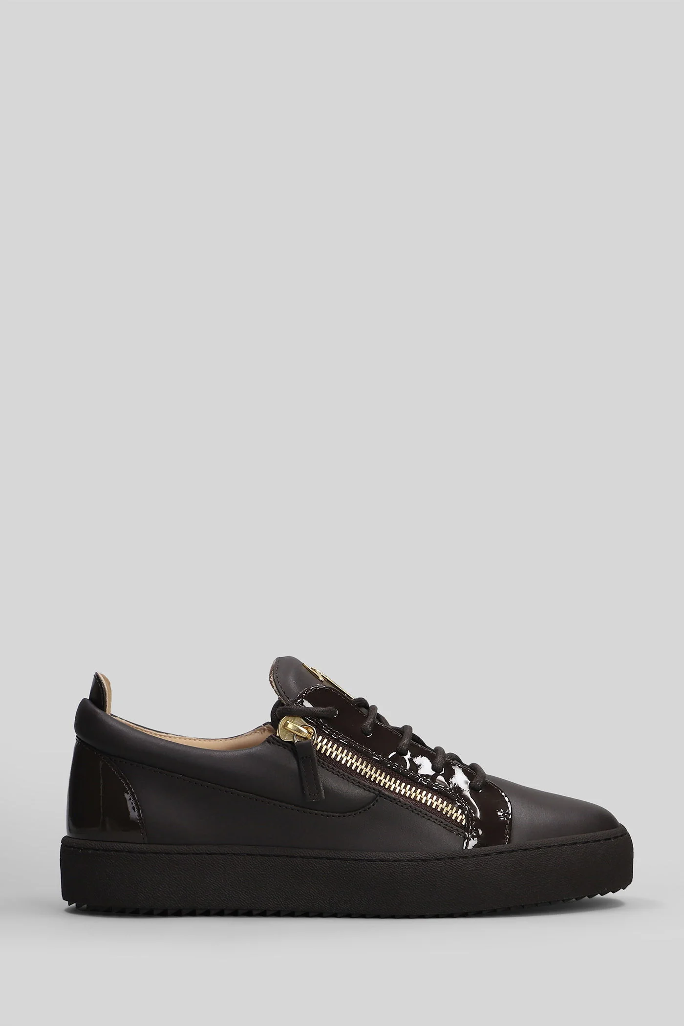 Frankie Sneakers in brown leather