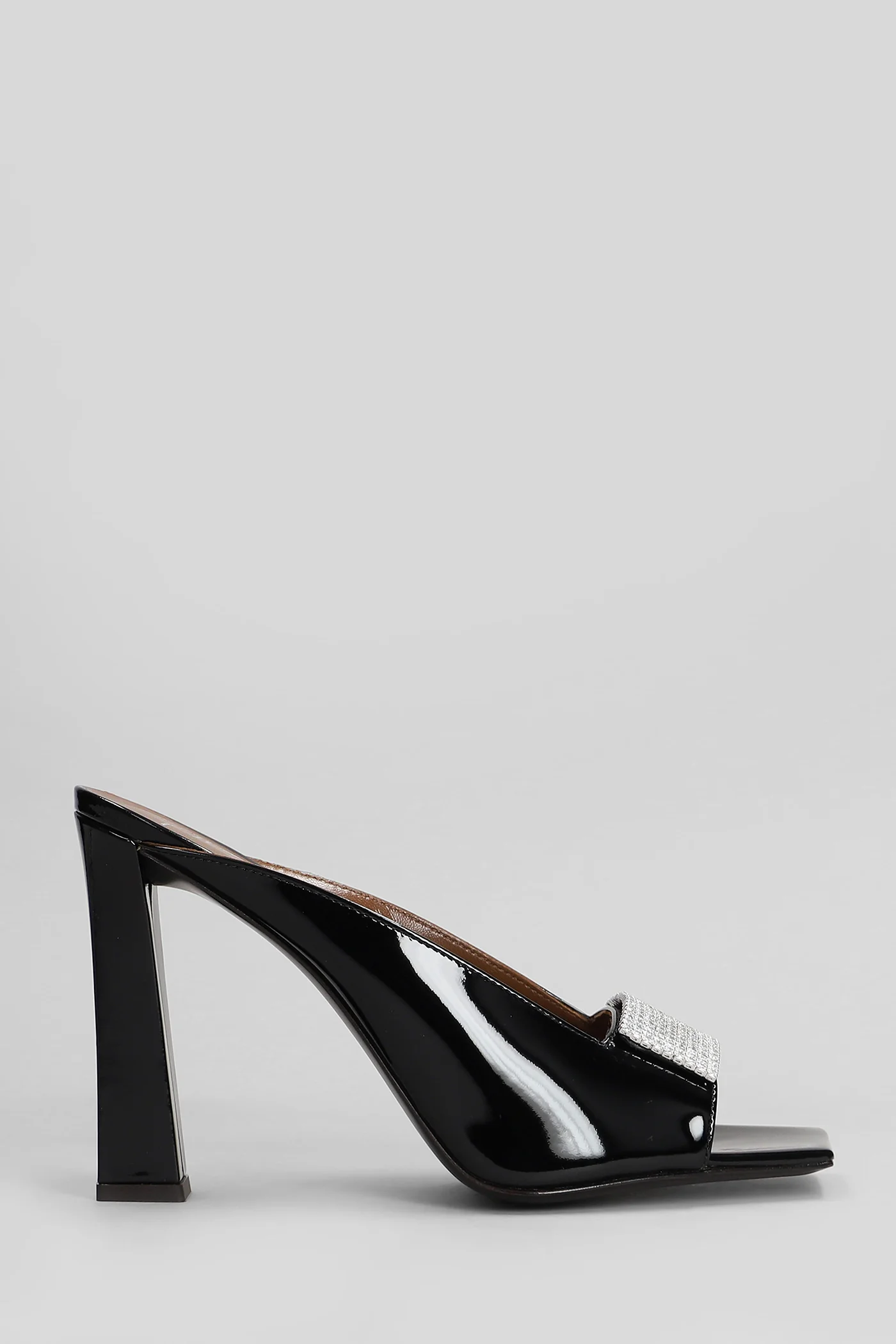 Gz mya sparkle Sandals in black patent leather