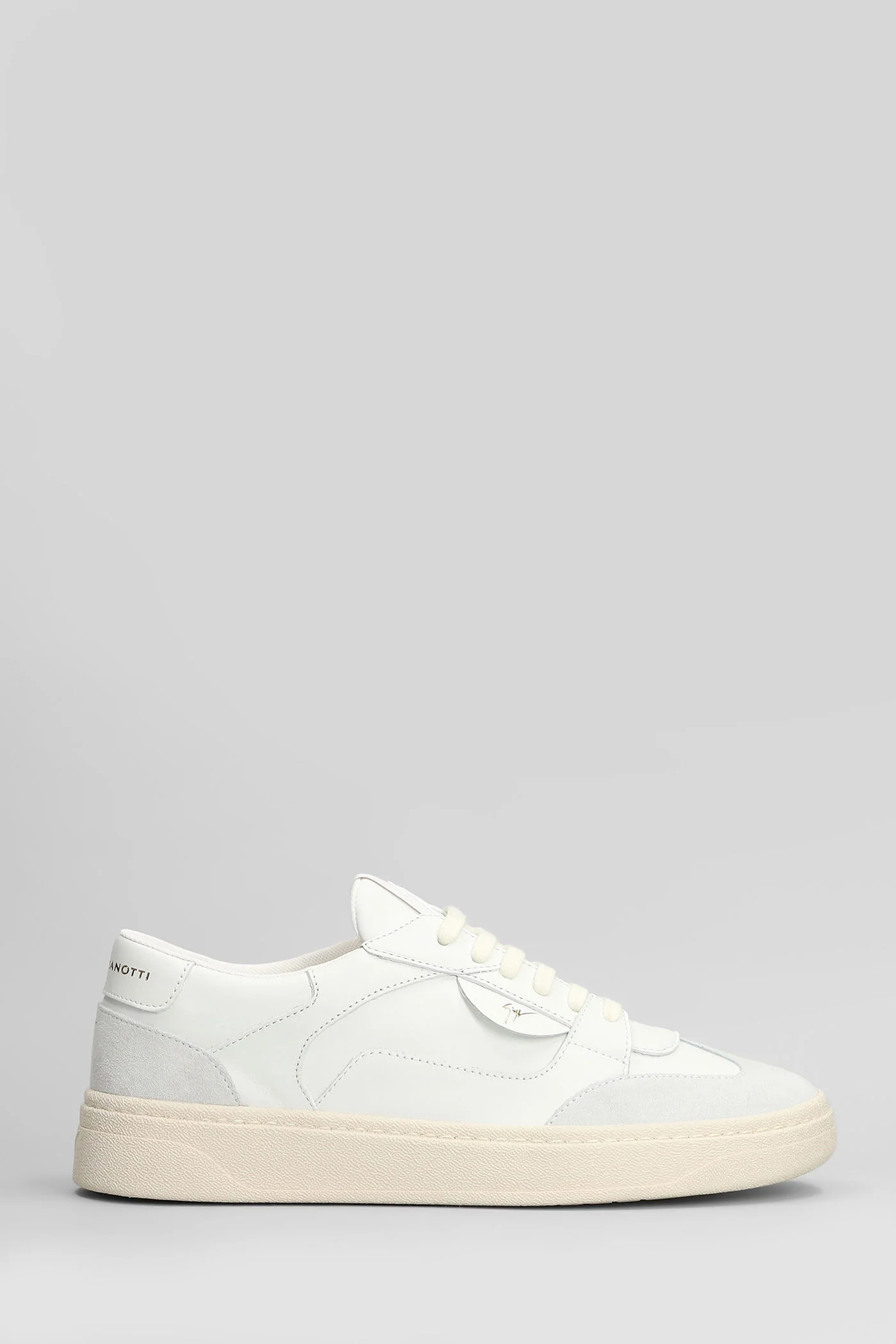 Gz94 Sneakers in white suede and leather