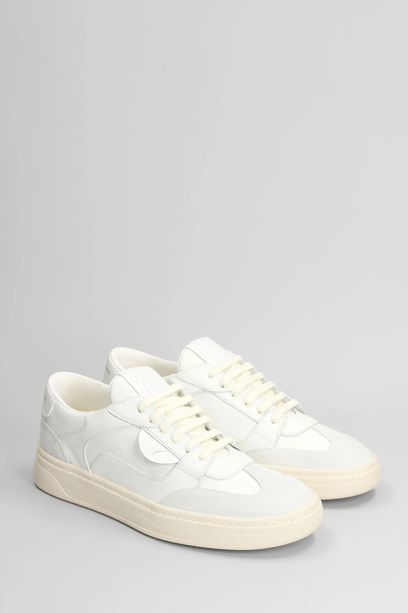 Gz94 Sneakers in white suede and leather - Image 2