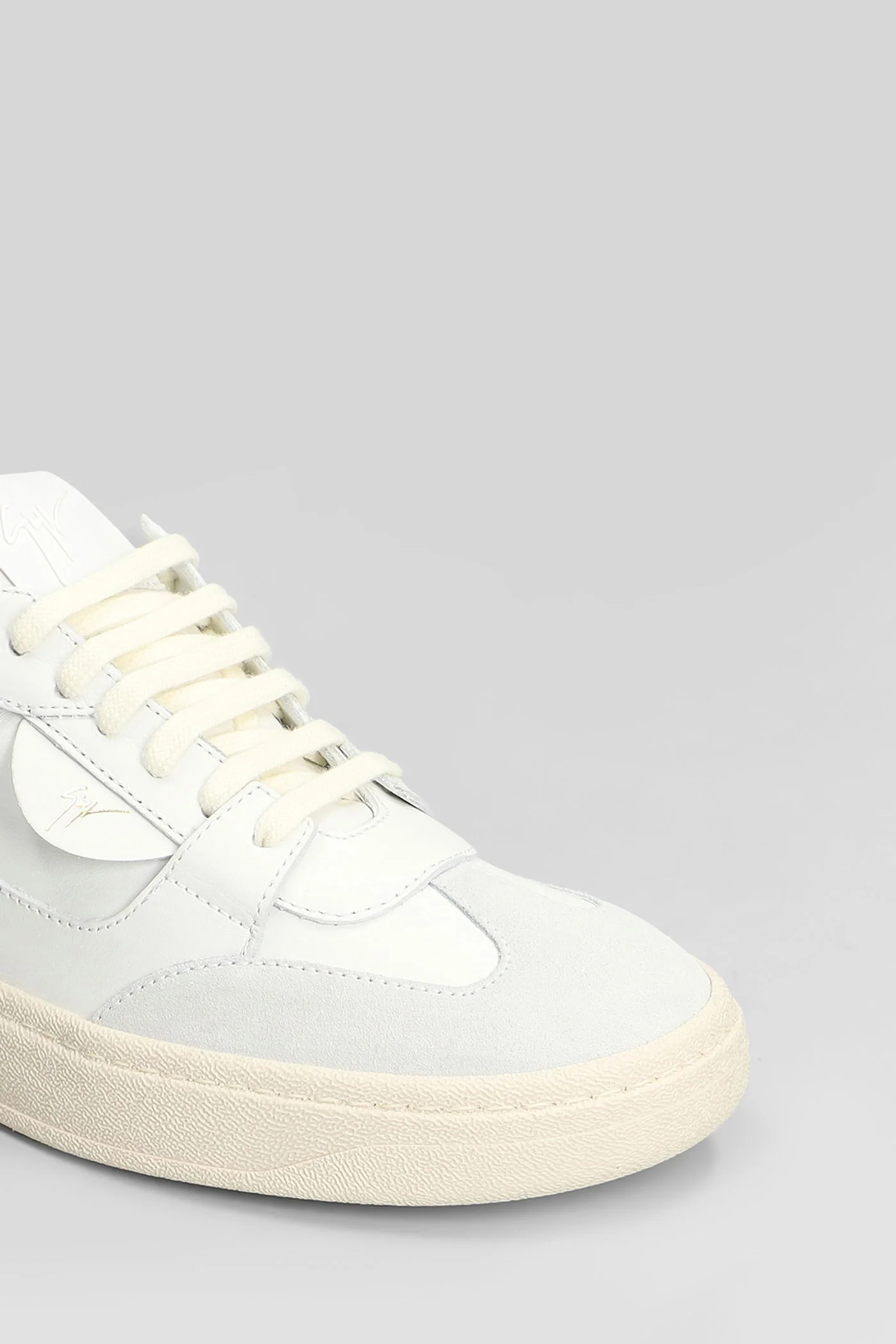 Gz94 Sneakers in white suede and leather - Image 5