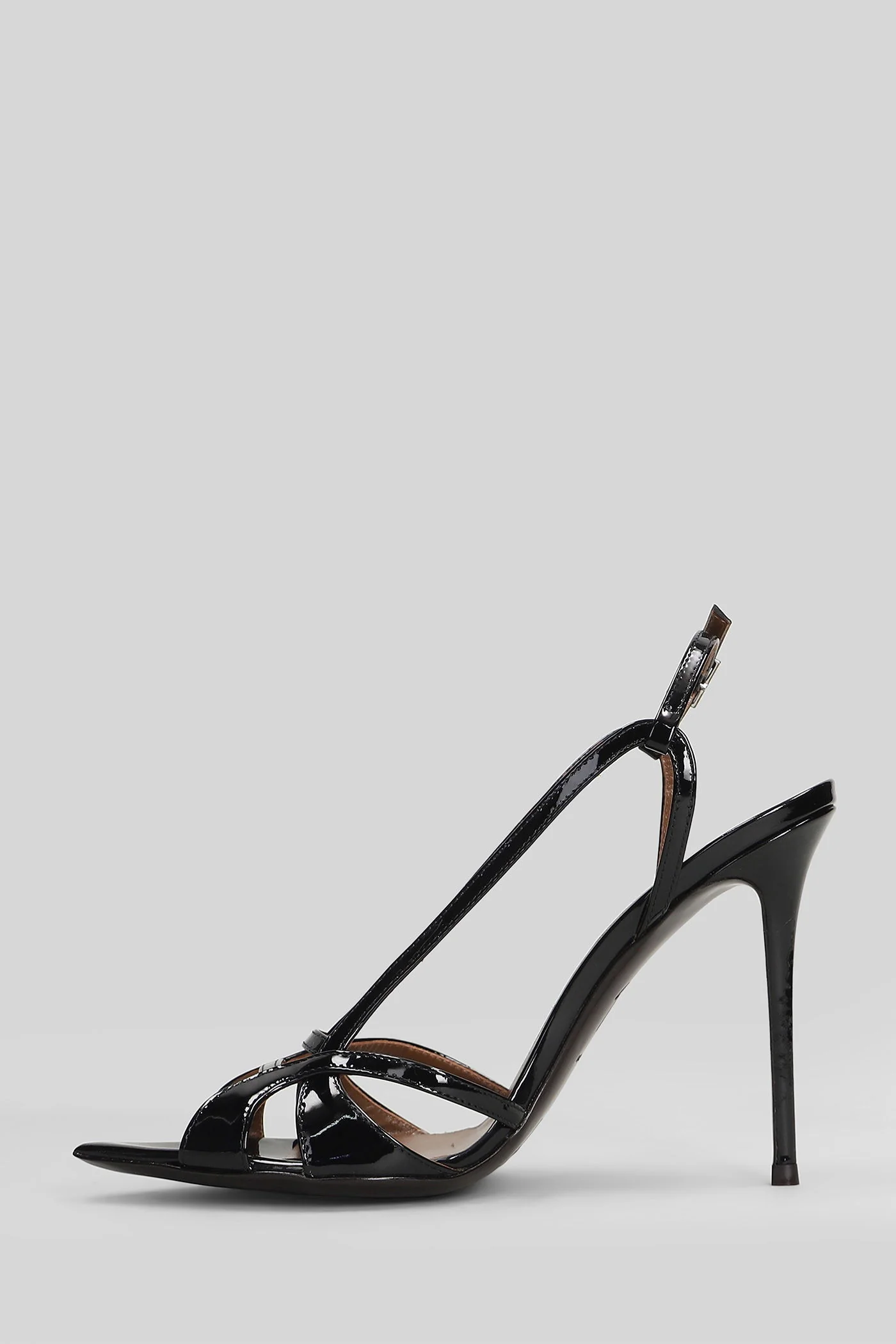 Intriigo 105 Sandals in black patent leather - Image 3