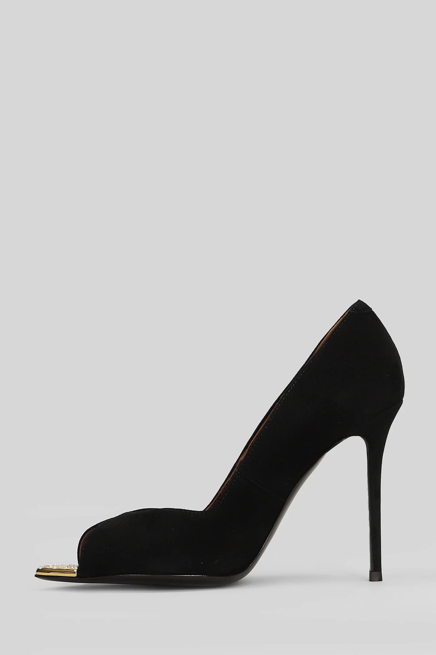 Intriigo crystal Sandals in black suede - Image 3
