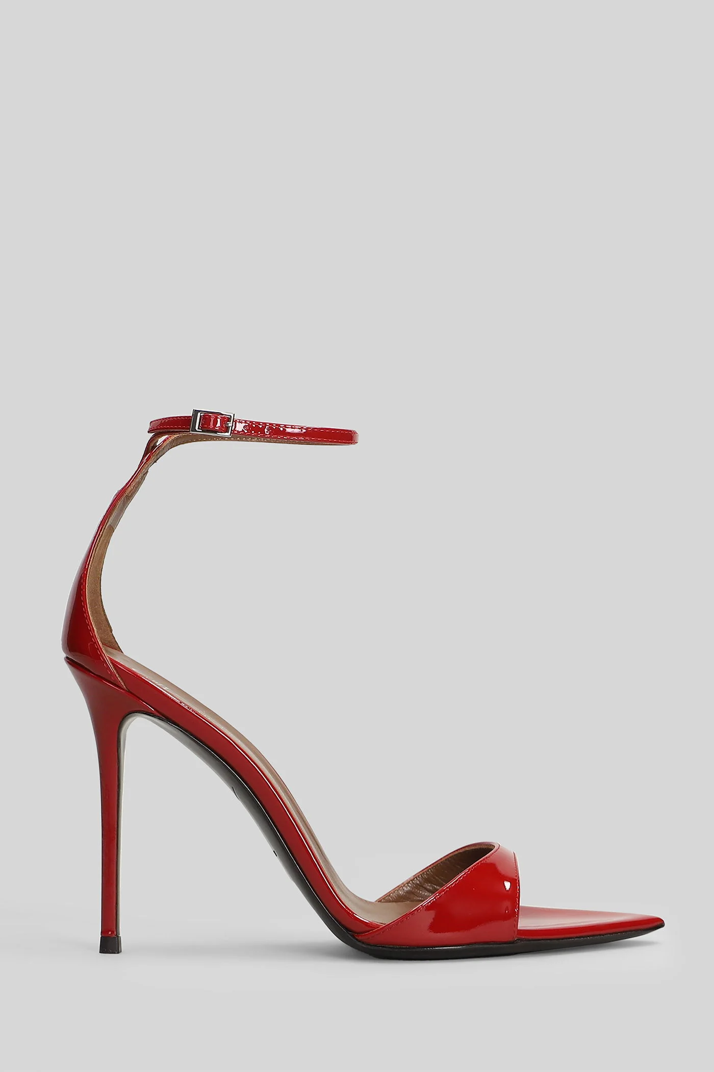 Intriigo strap 105 Sandals in red patent leather
