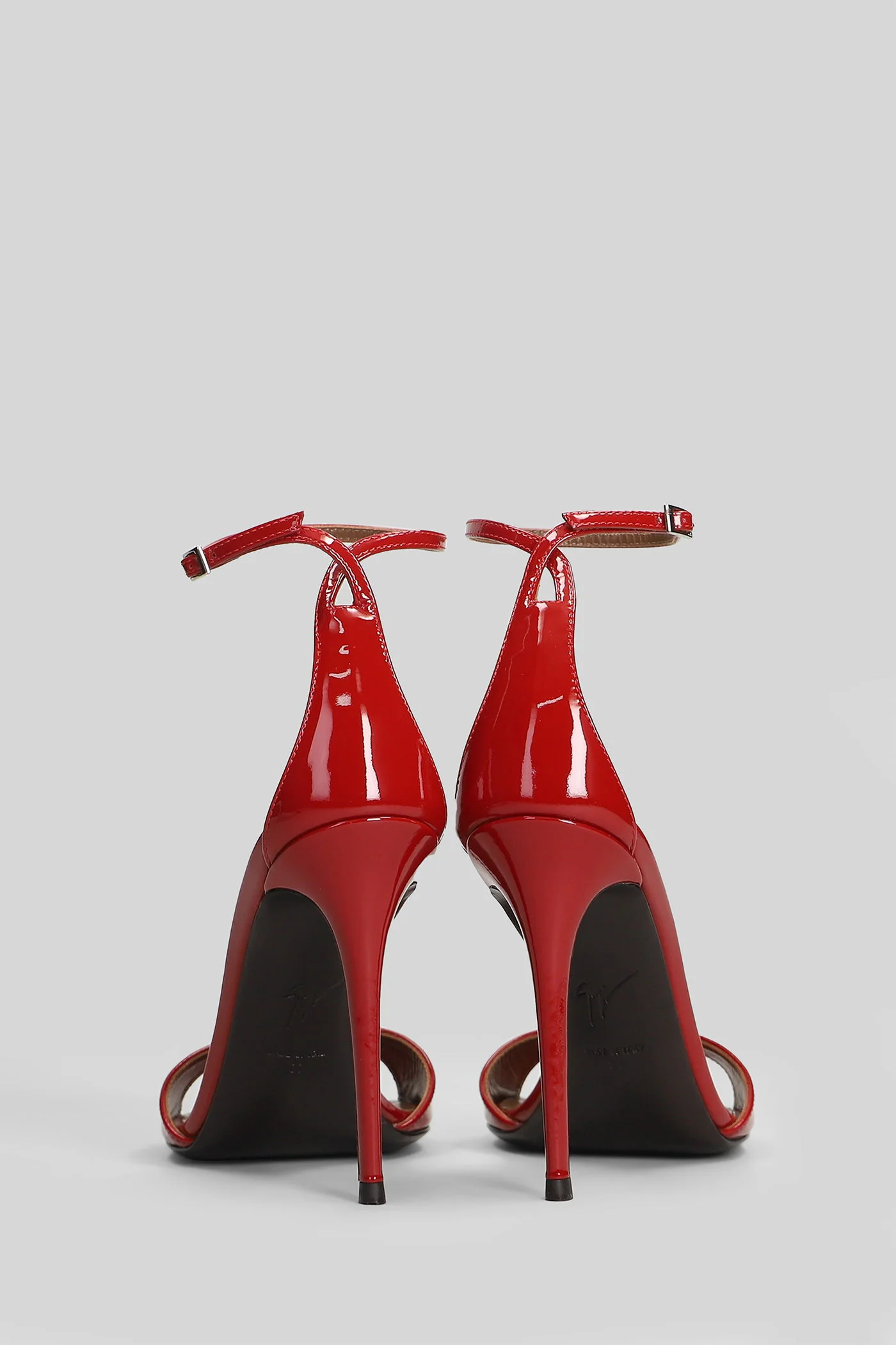 Intriigo strap 105 Sandals in red patent leather - Image 4