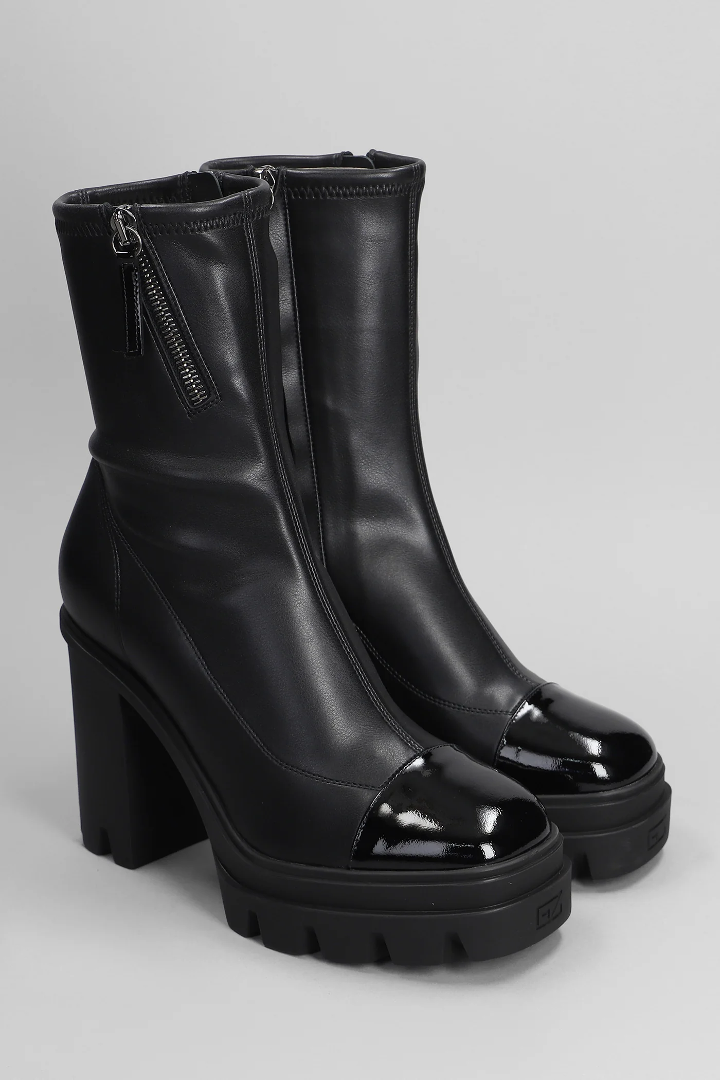 Kokebi High heels Ankle boots in black leather - Image 2
