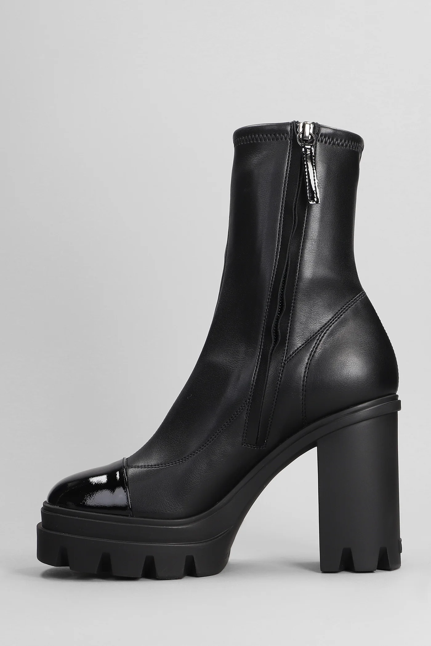 Kokebi High heels Ankle boots in black leather - Image 3