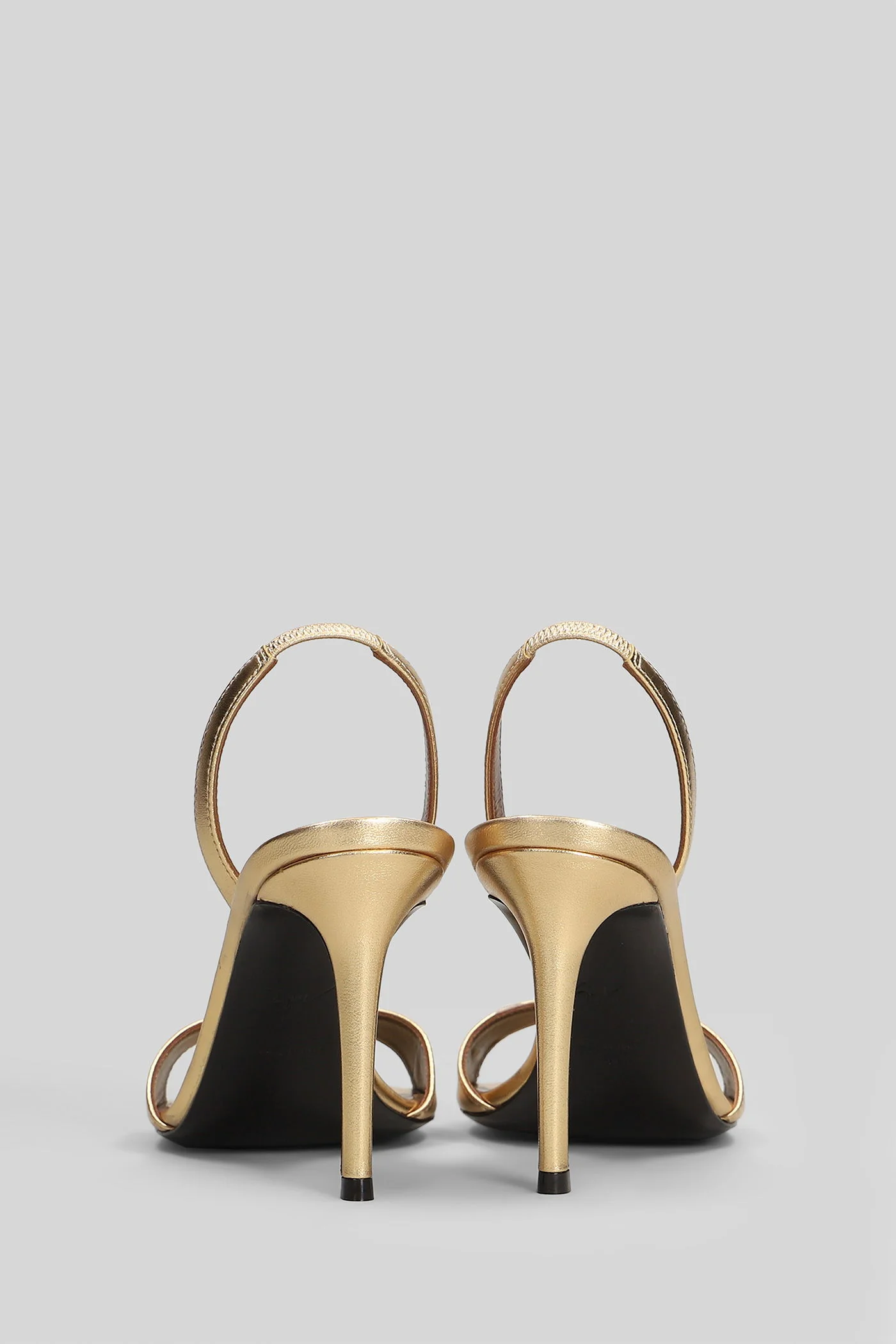 Lilibeth Sandals in gold leather - Image 4