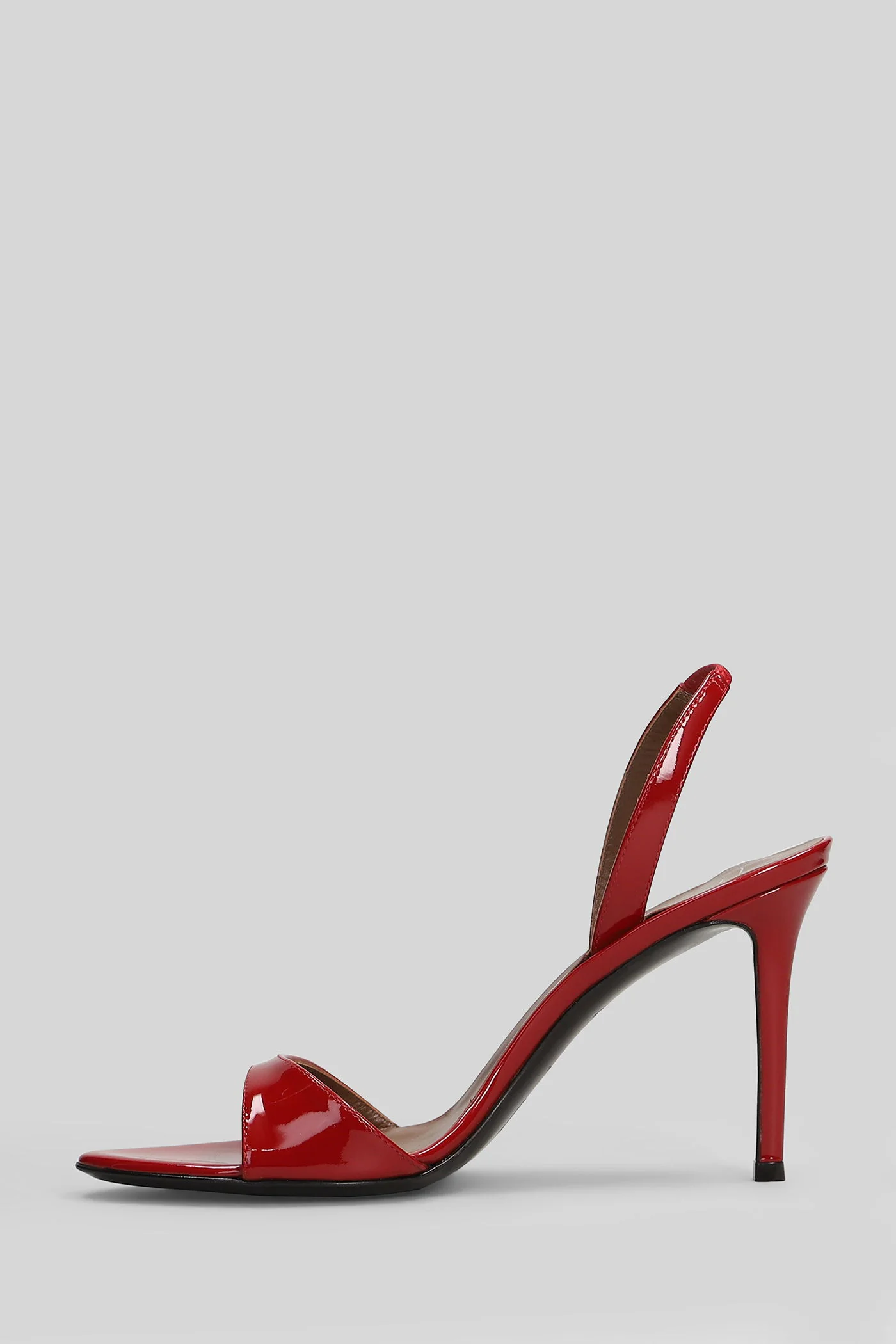 Lilibeth Sandals in red patent leather - Image 3