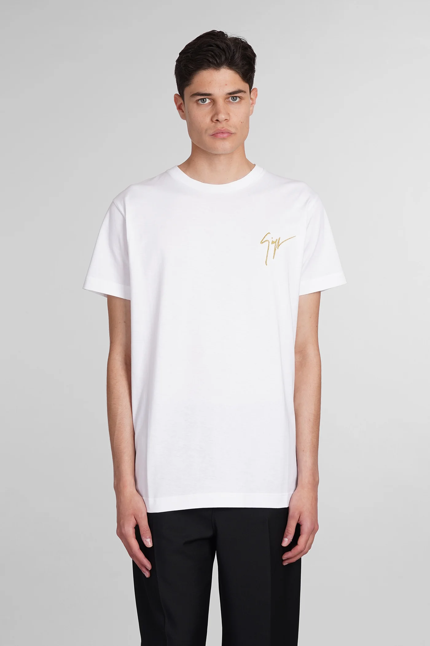 Lr01 T-Shirt in white cotton
