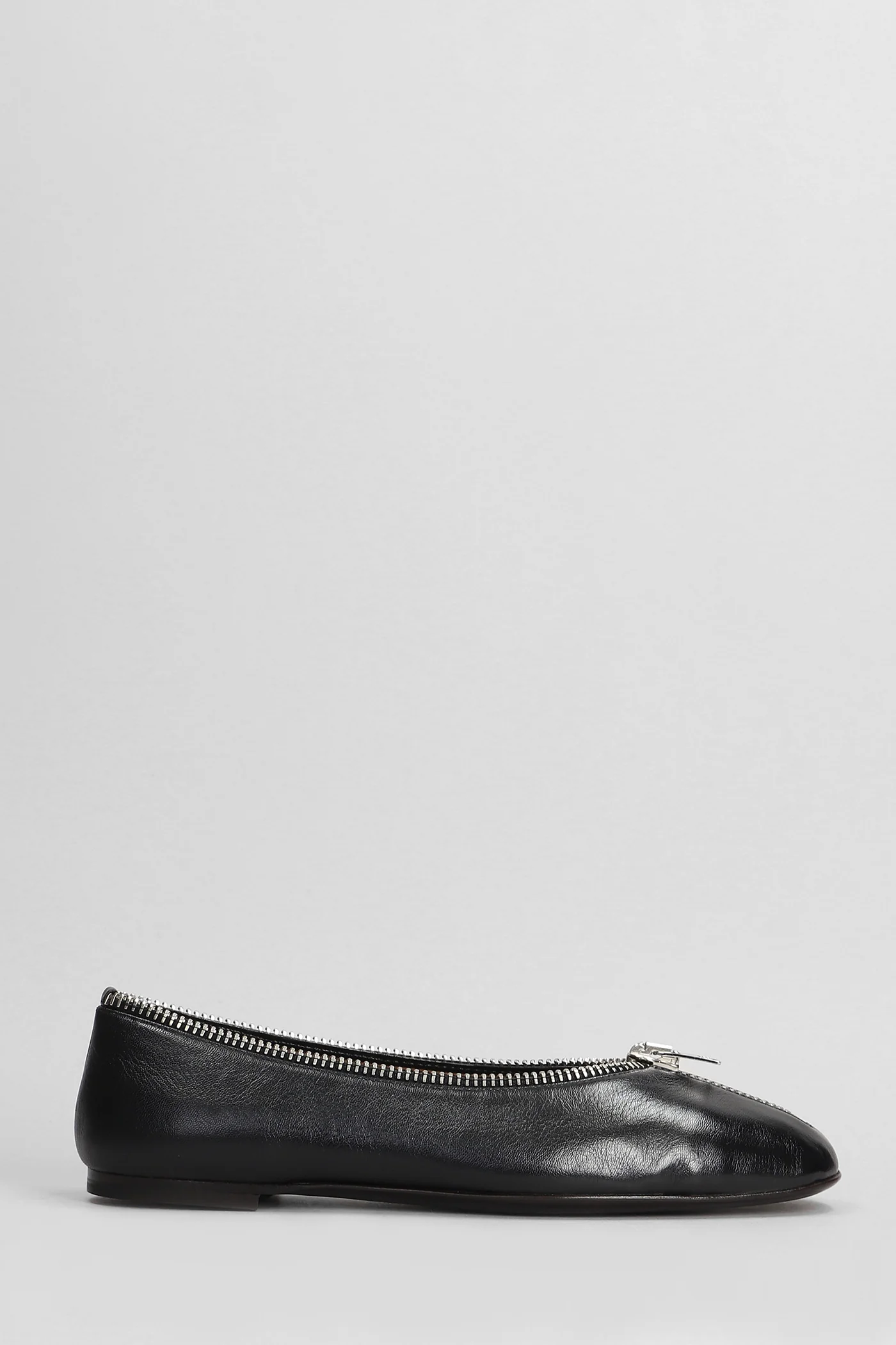 Oriane Ballet flats in black leather