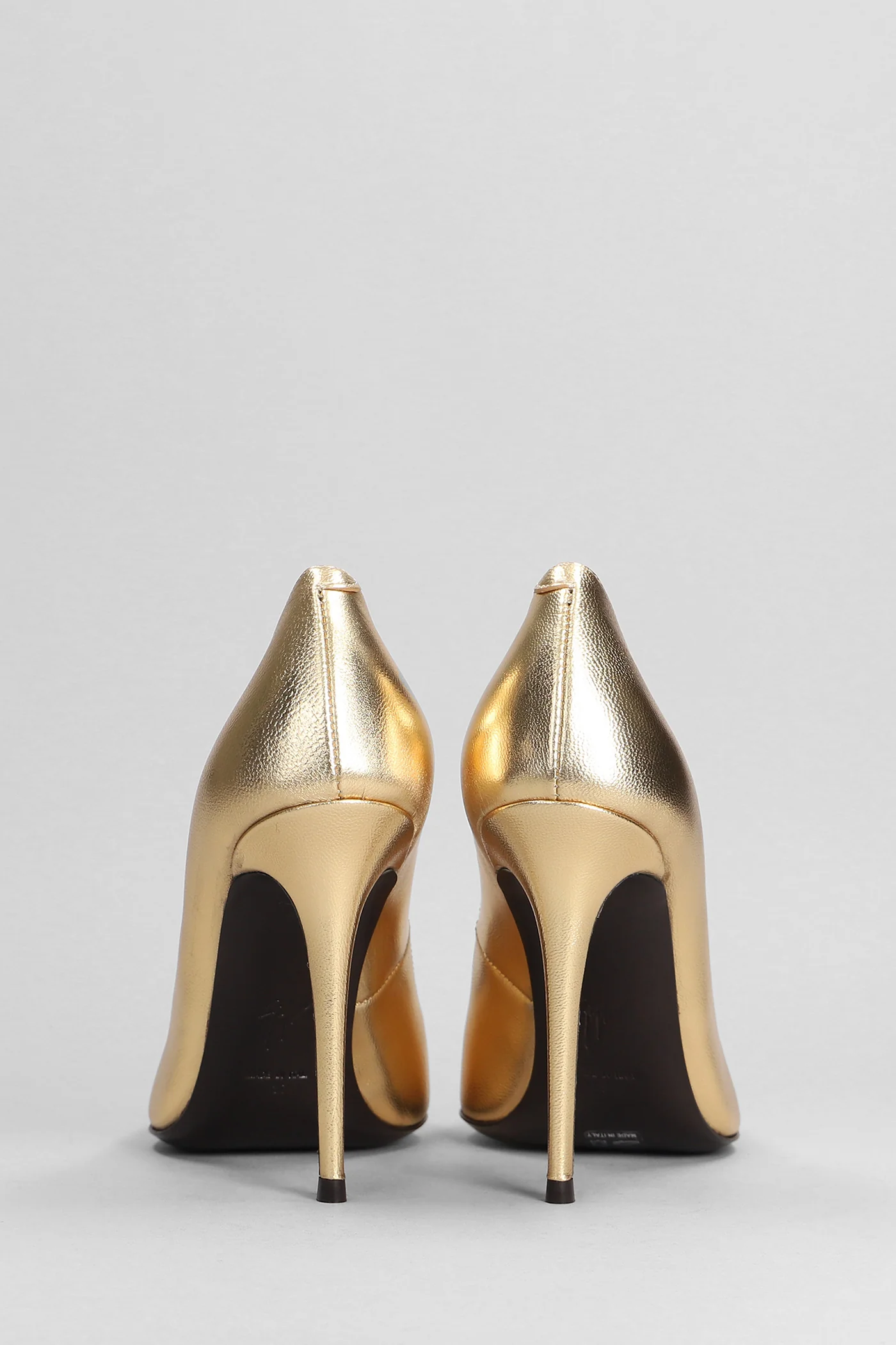 Raquel pump 105 Pumps in gold leather - Image 4
