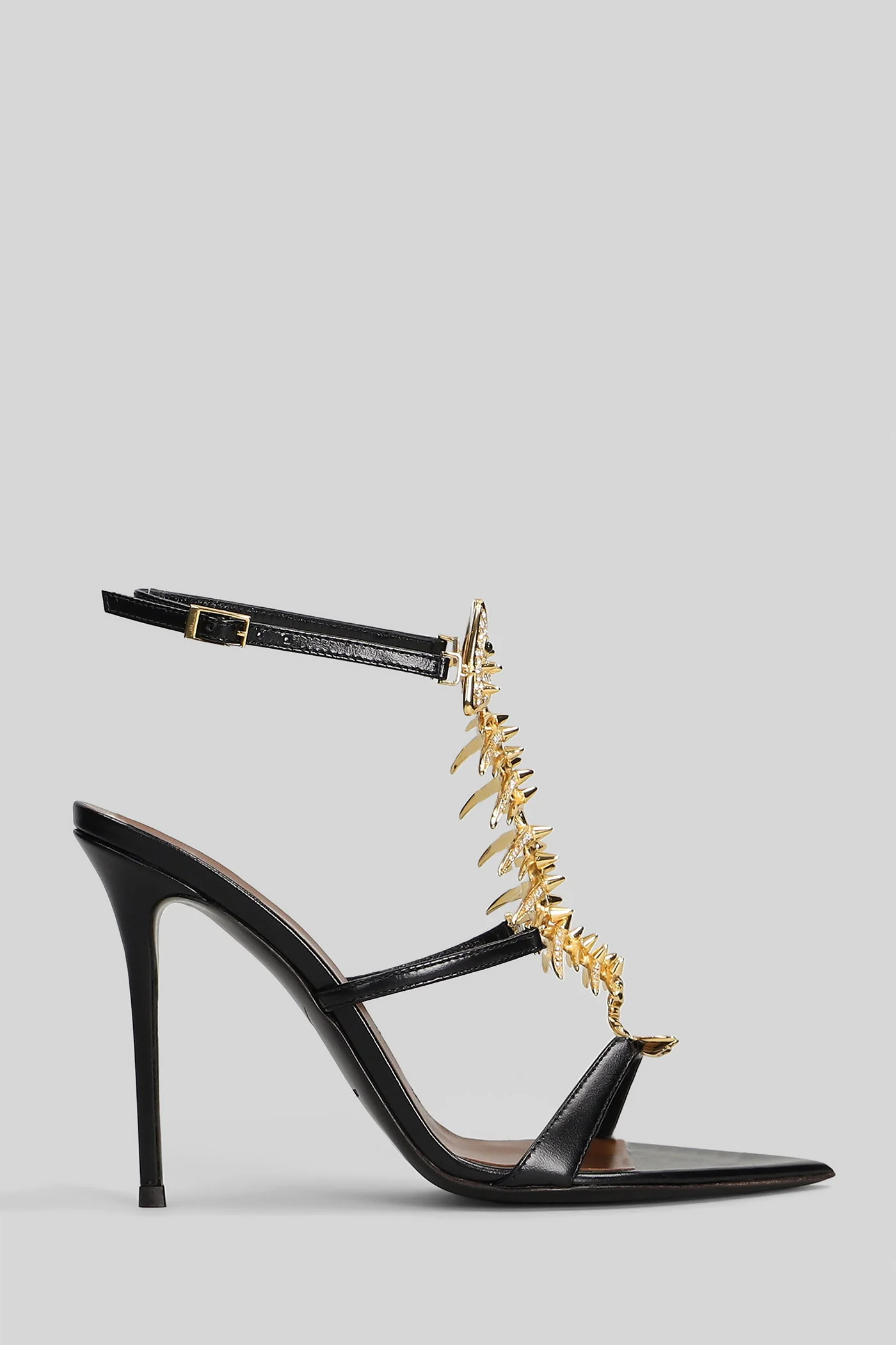 Slim 2.0 Sandals in black leather