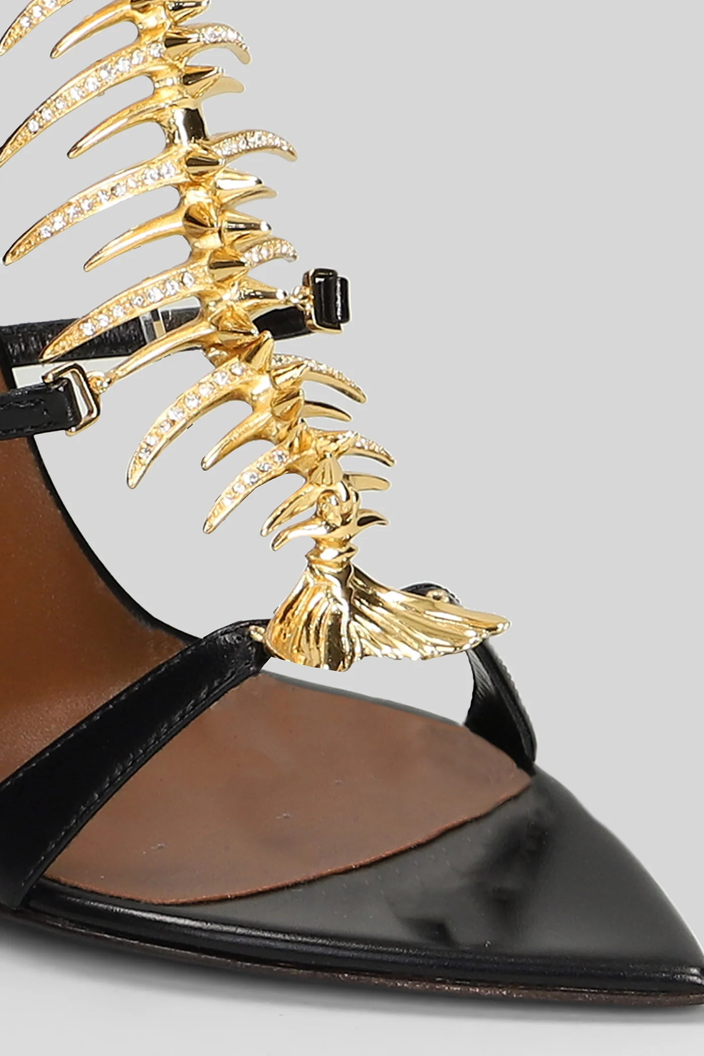 Slim 2.0 Sandals in black leather - Image 5