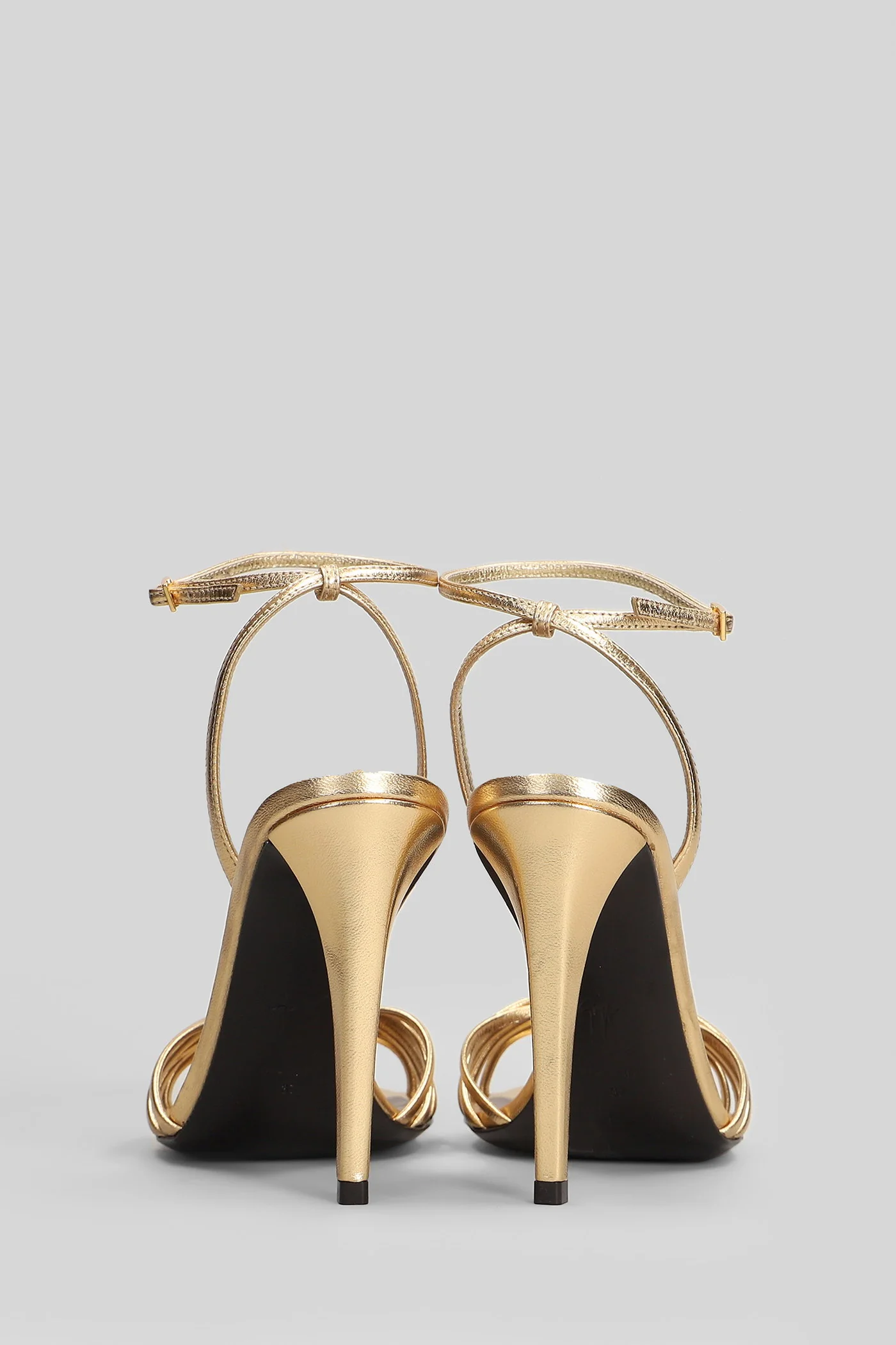 Sunset glow 105 Sandals in gold leather - Image 4