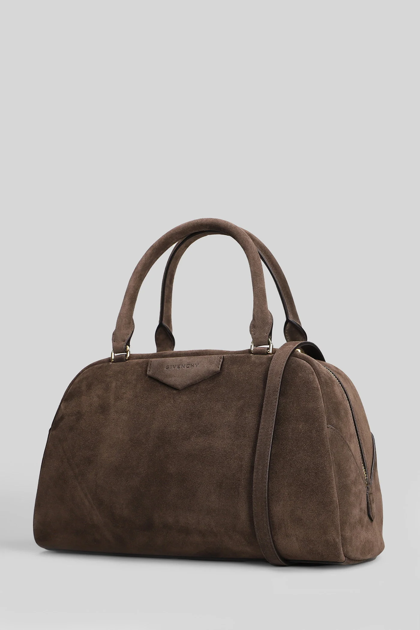 Antigona east west Shoulder bag in brown suede - Image 2