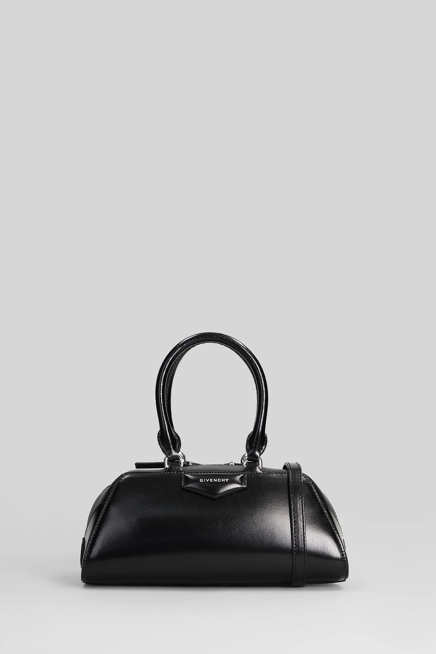 Antigona ew mini Shoulder bag in black leather