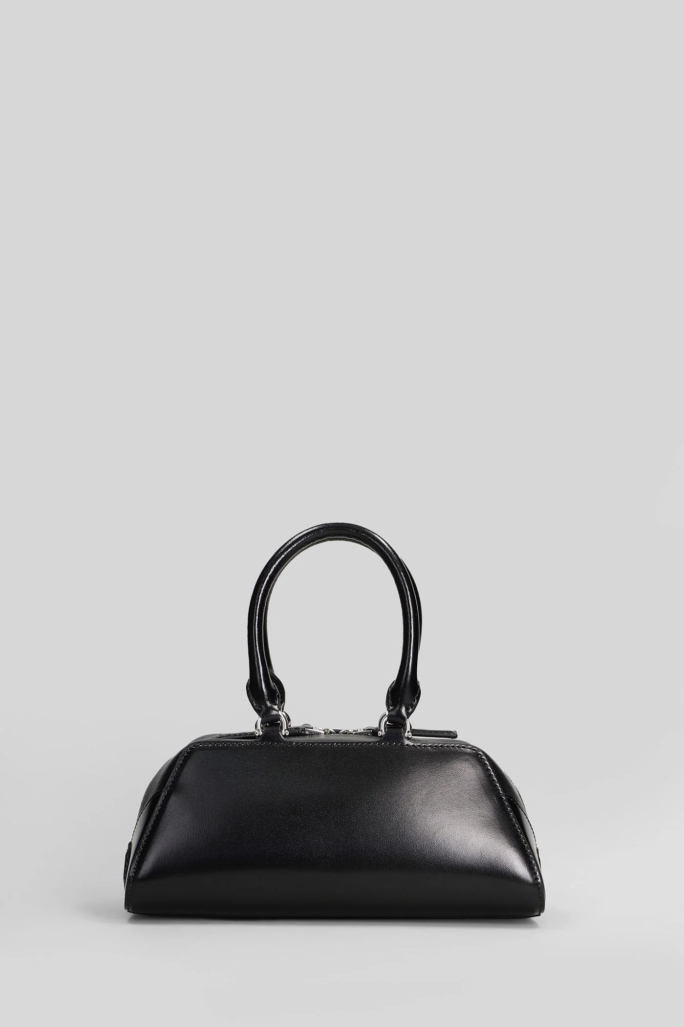 Antigona ew mini Shoulder bag in black leather - Image 3