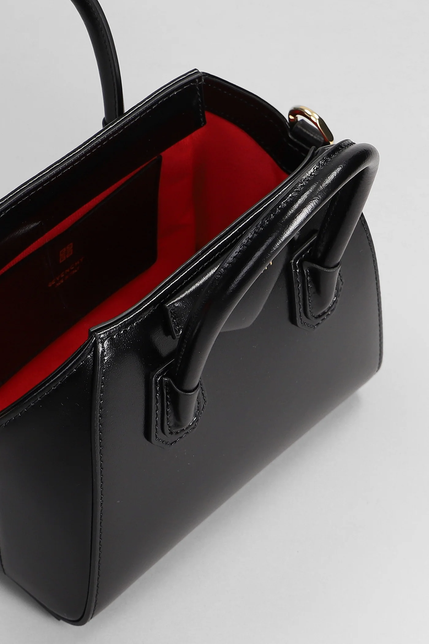 Antigona toy Hand bag in black leather - Image 12