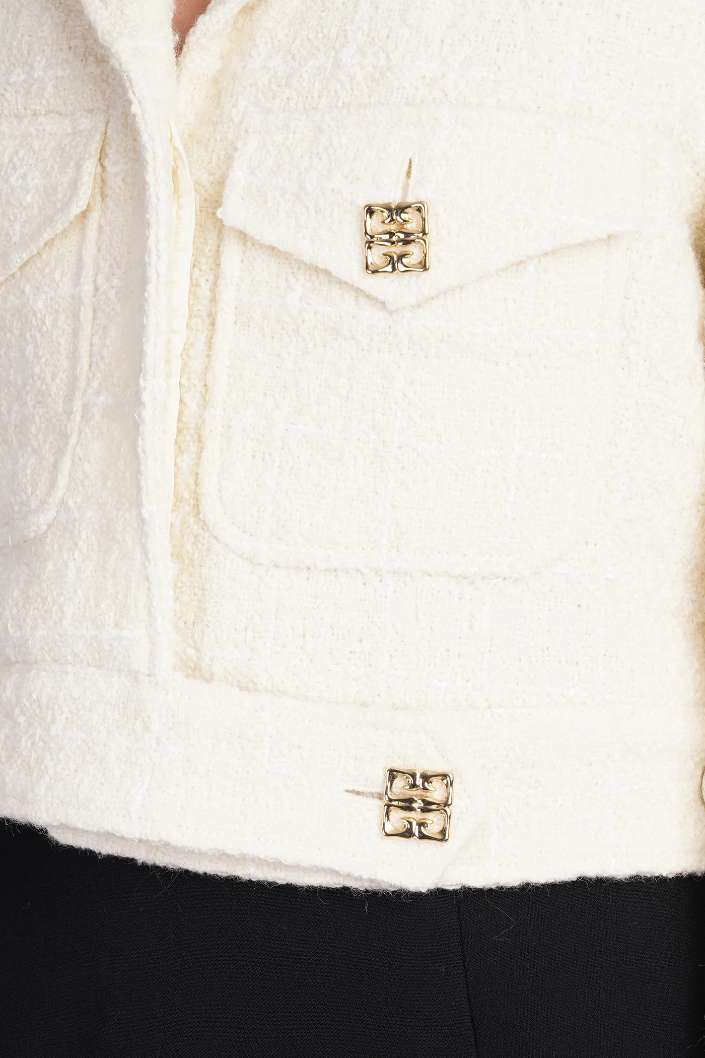 Blazer in beige wool - Image 4
