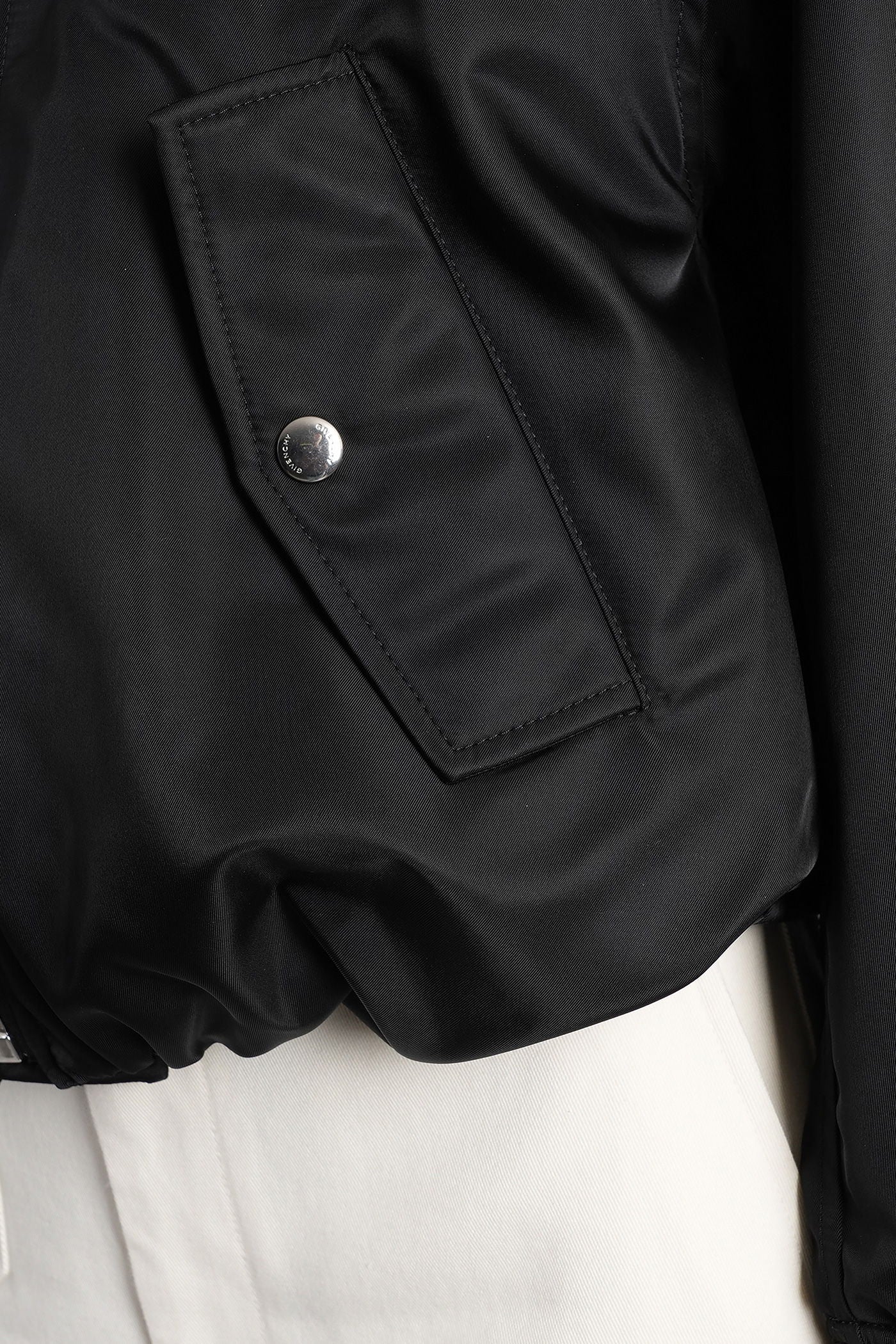 Bomber Jacket in black polyamide - Image 5