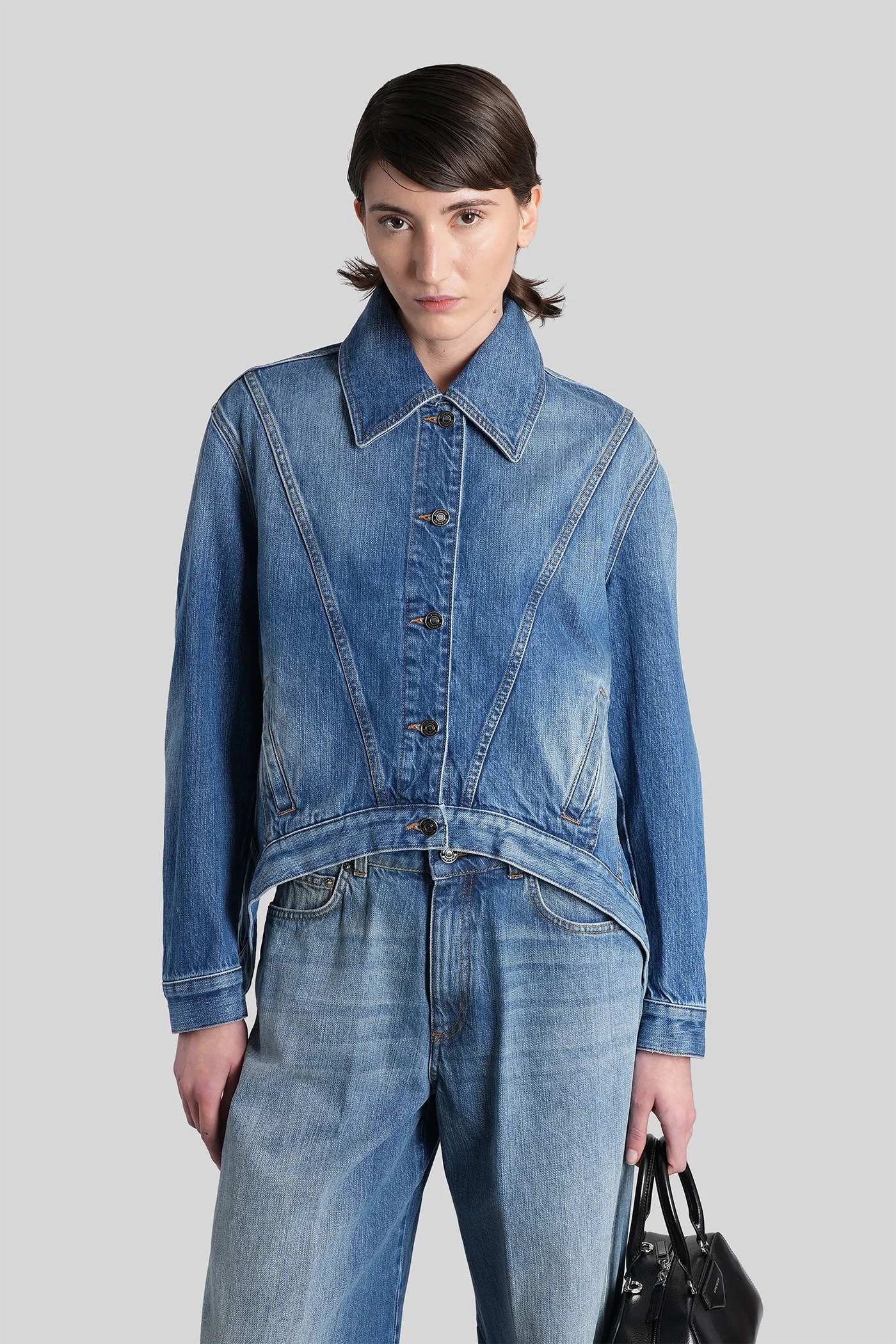 Denim Jackets in blue cotton