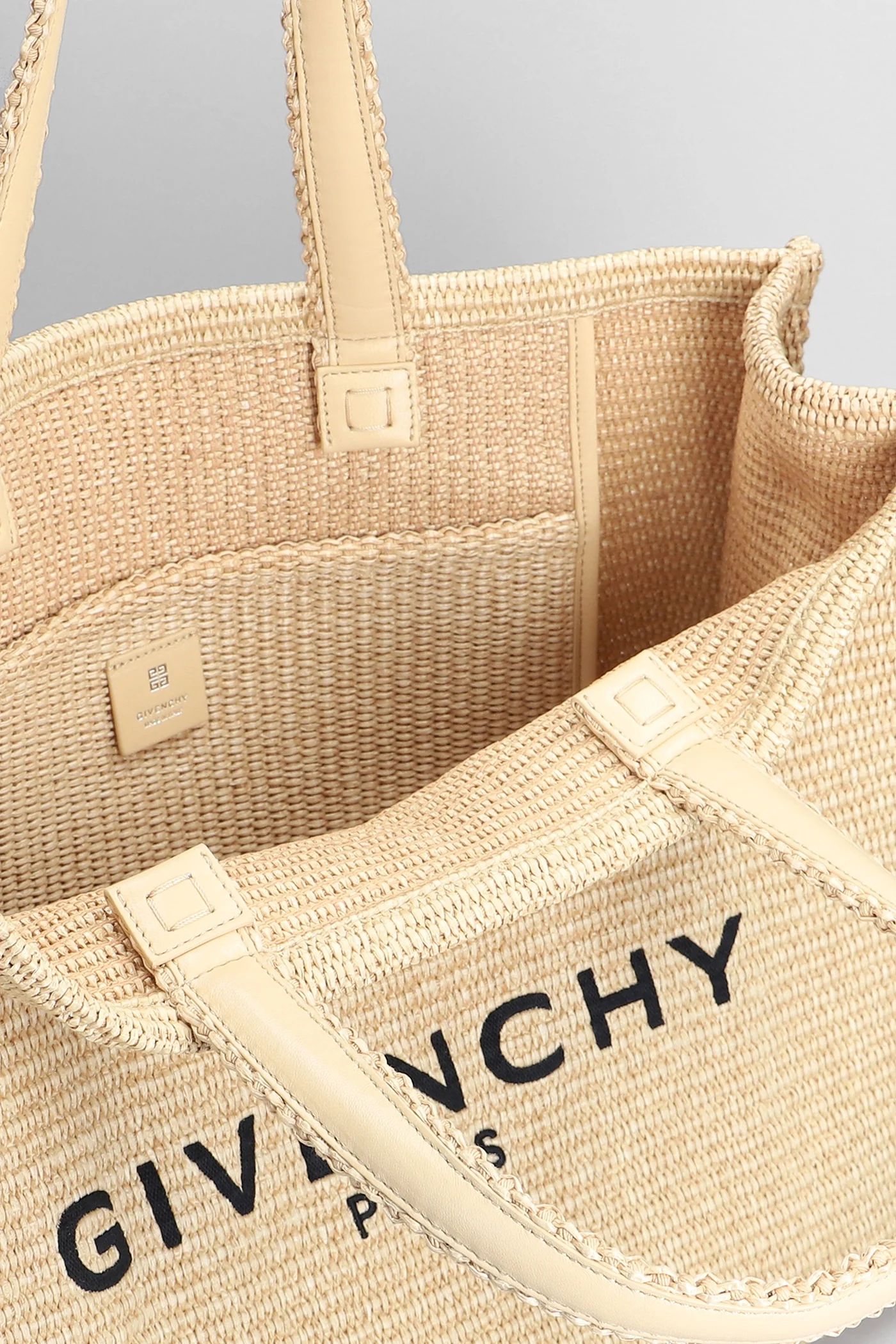 G tote Tote in beige cotton - Image 4