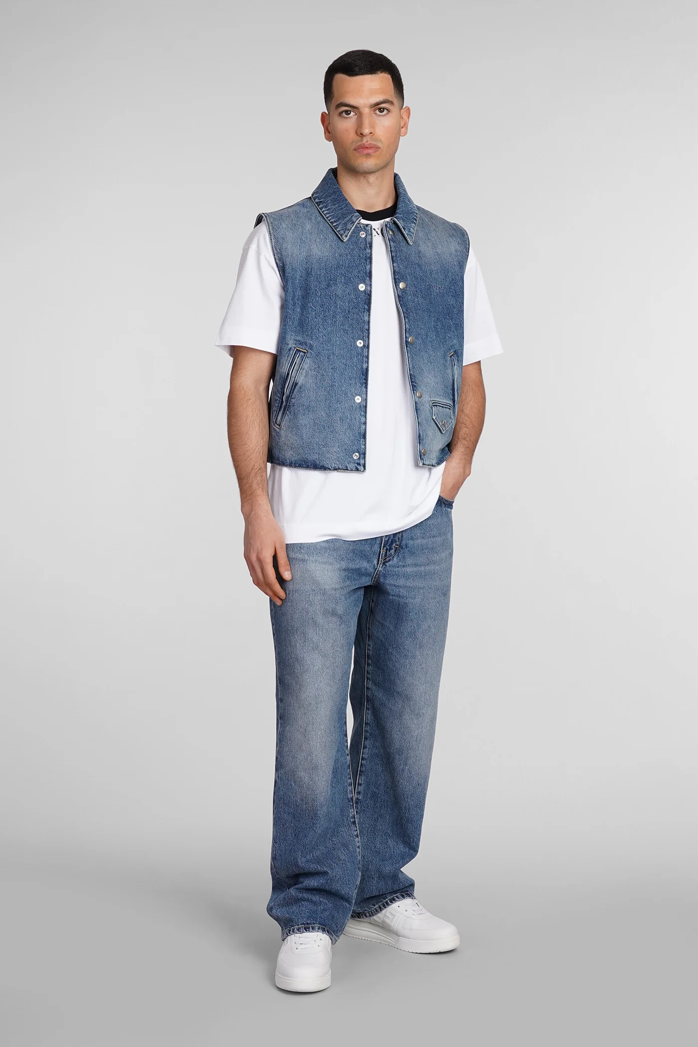 Jeans in blue cotton - Image 2