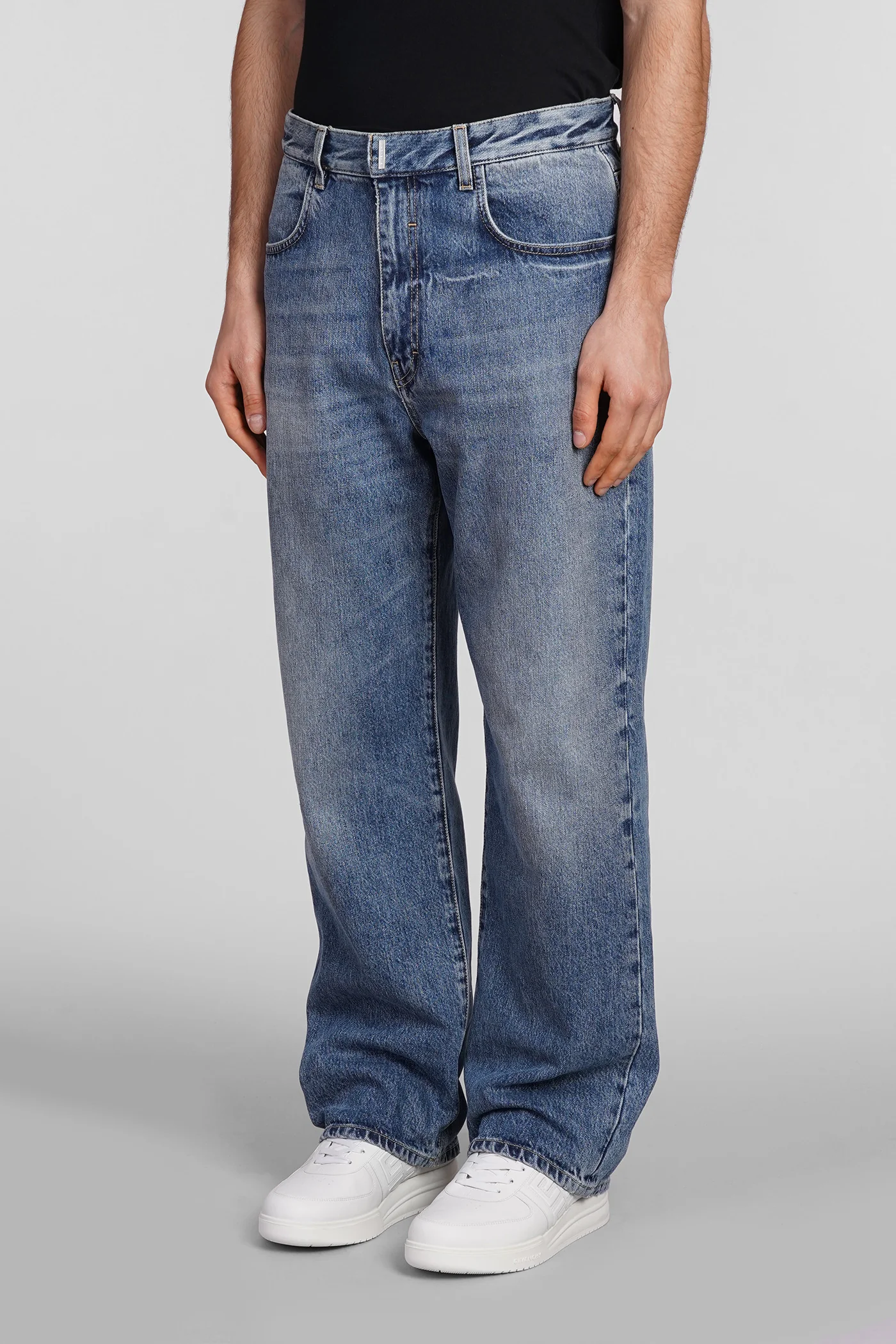 Jeans in blue cotton - Image 4