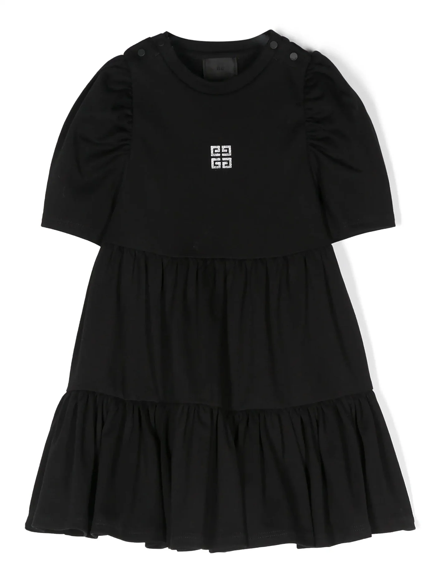 Dress woman in black cotton