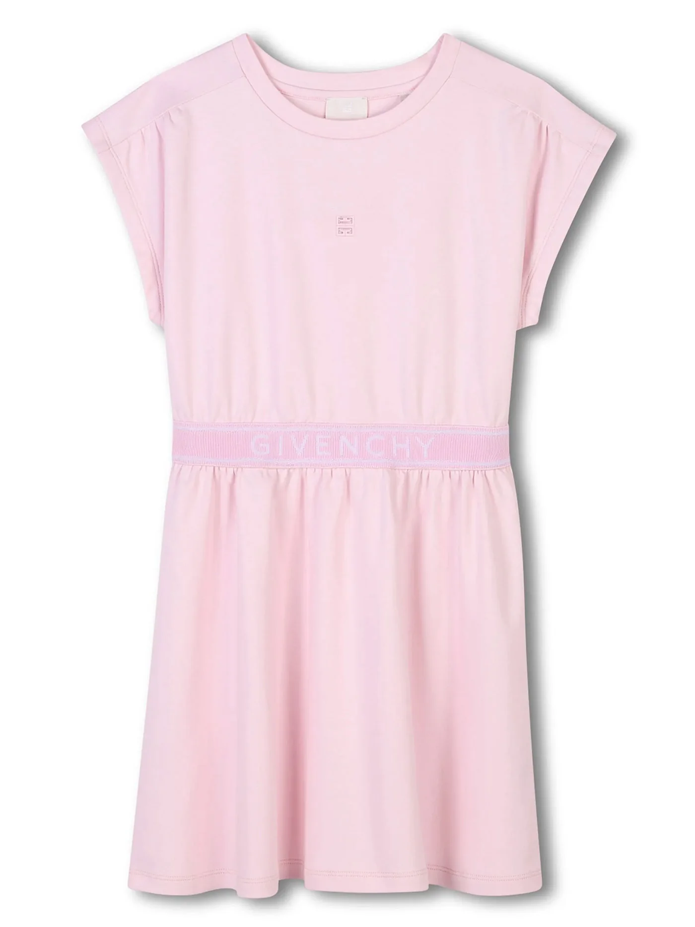 Dress woman in rose-pink cotton
