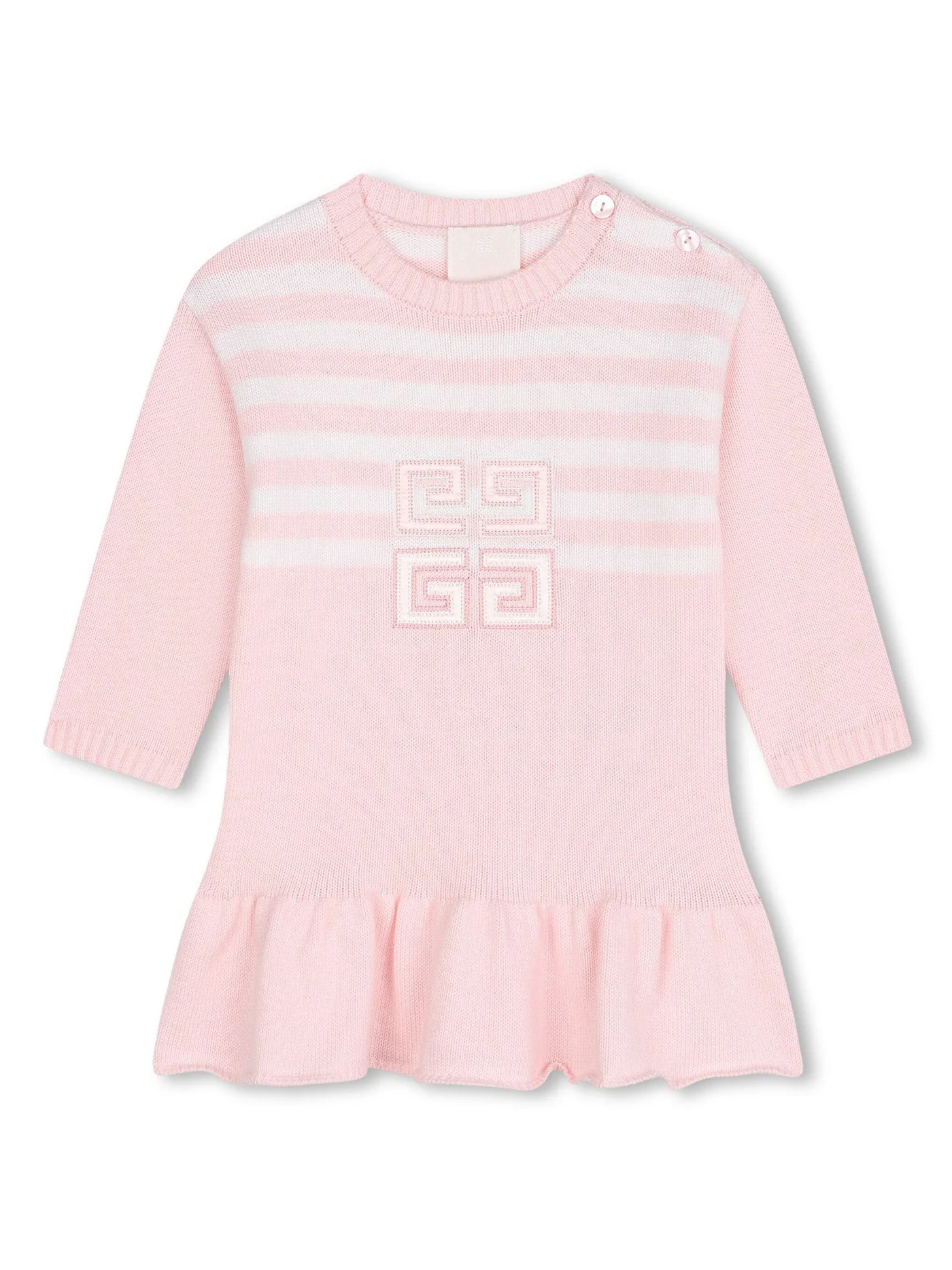 Dress woman in rose-pink cotton