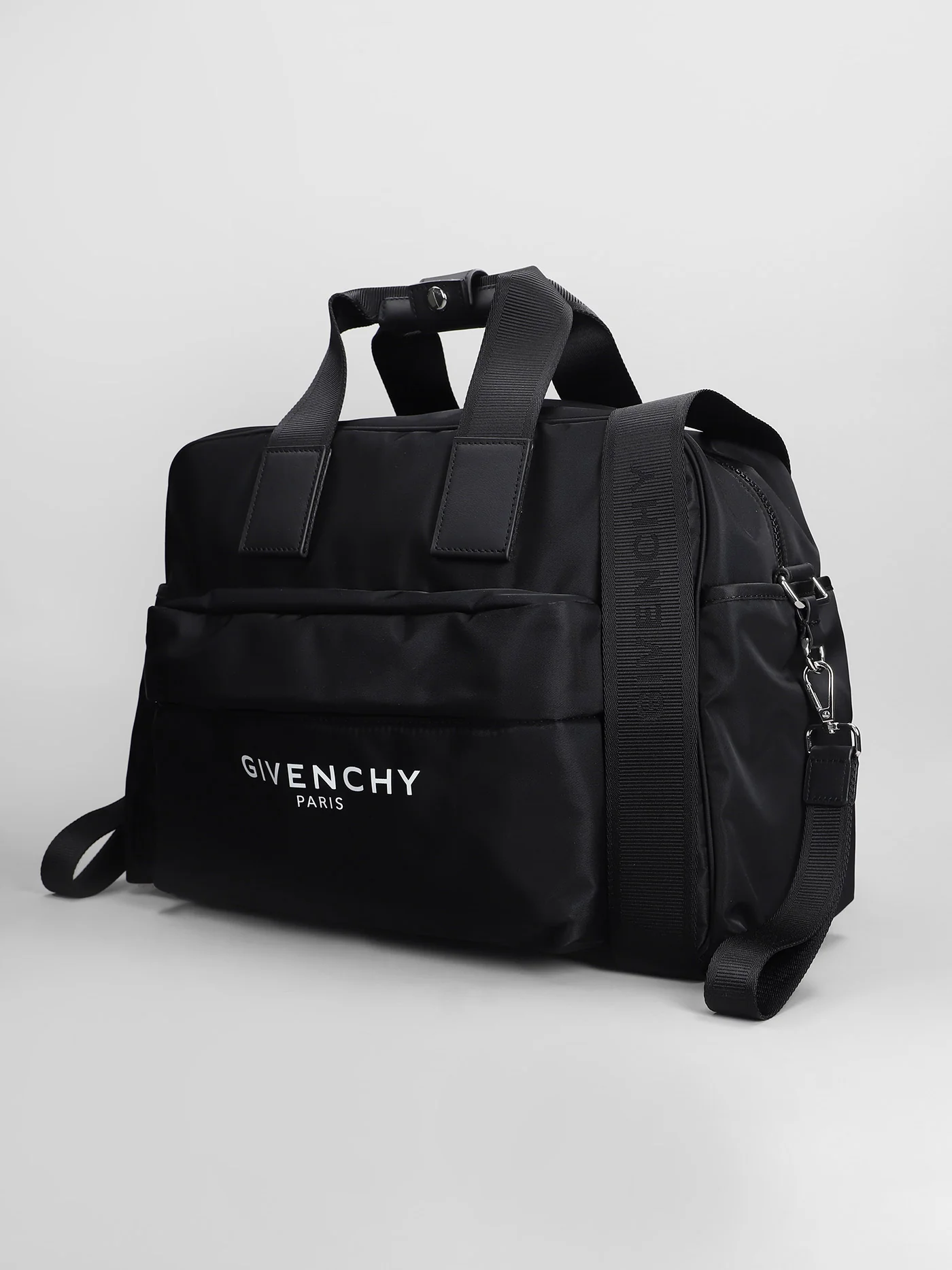 Hand bag in black polyamide - Image 2