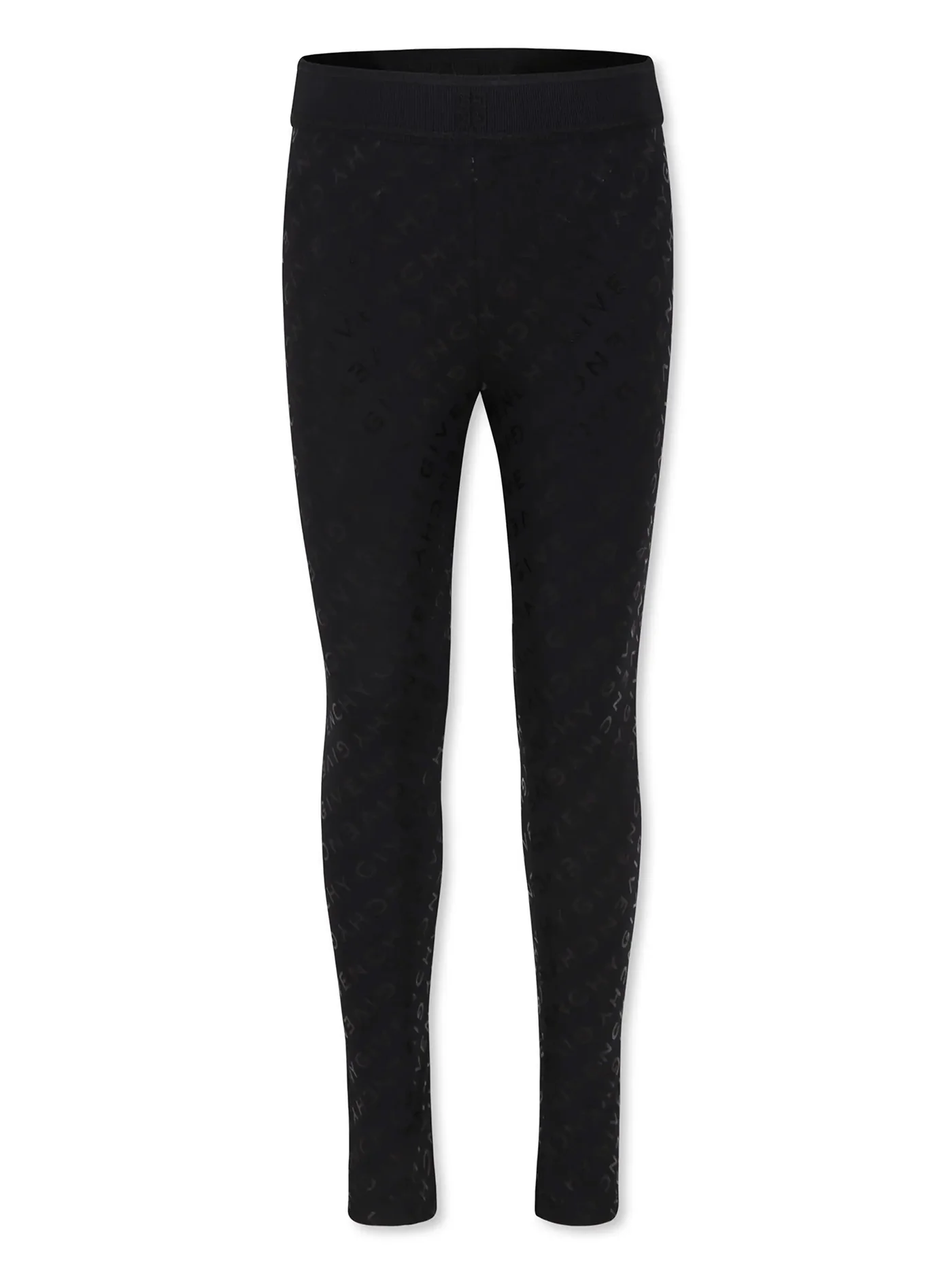 Leggings in black cotton