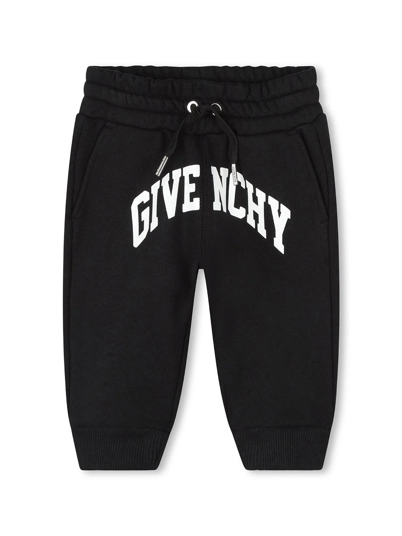 Pants in black cotton