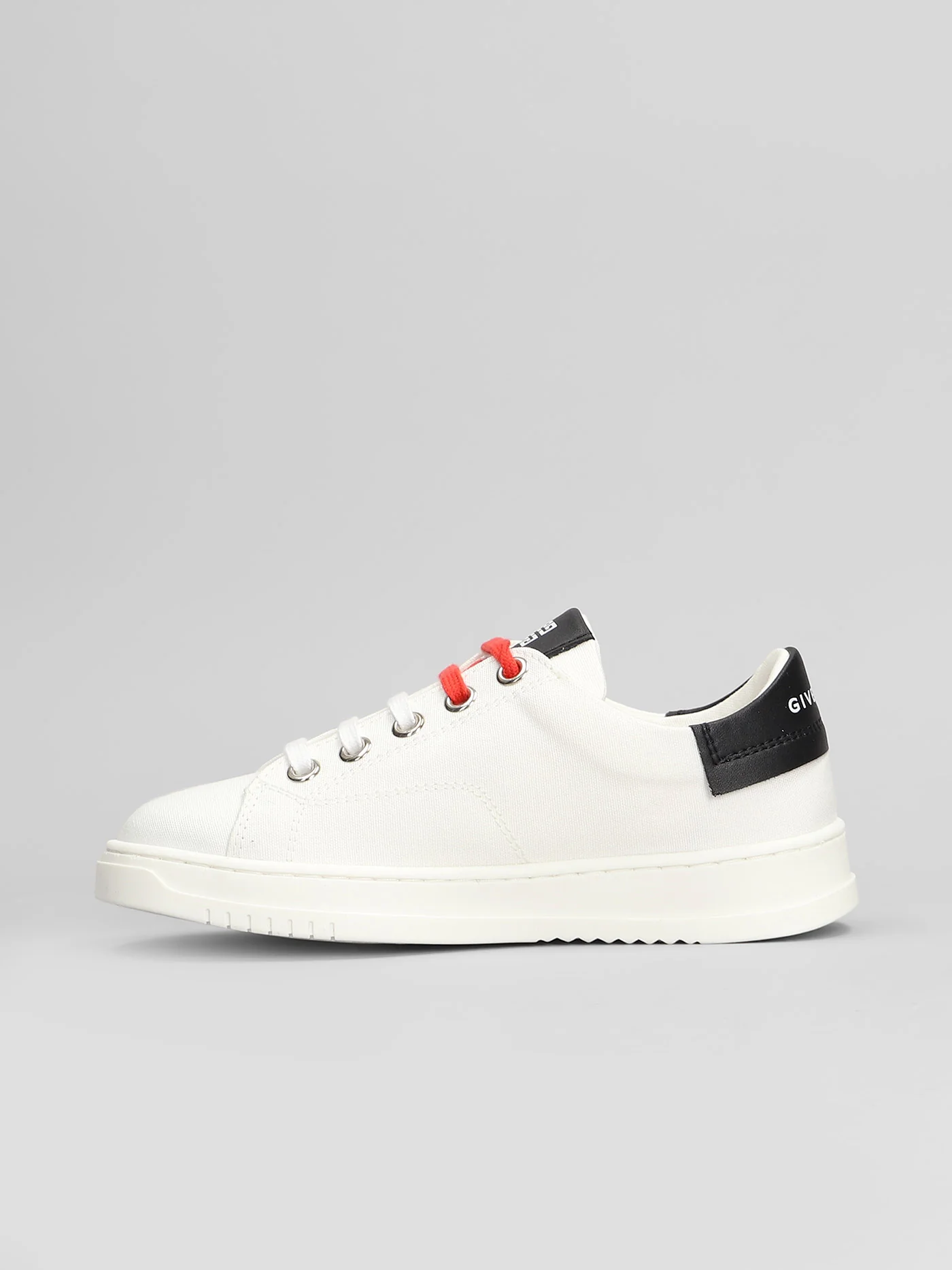Sneakers in white cotton - Image 2