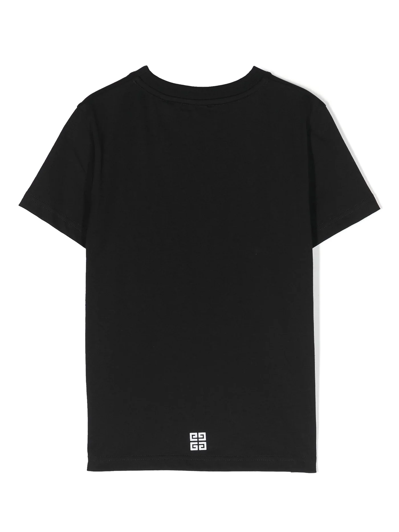 T-Shirt in black cotton - Image 2