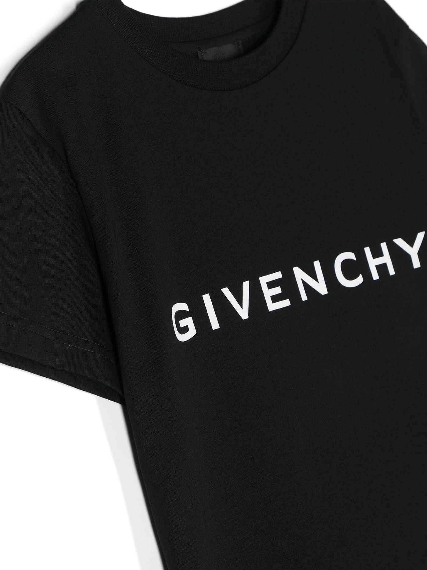 T-Shirt in black cotton - Image 3