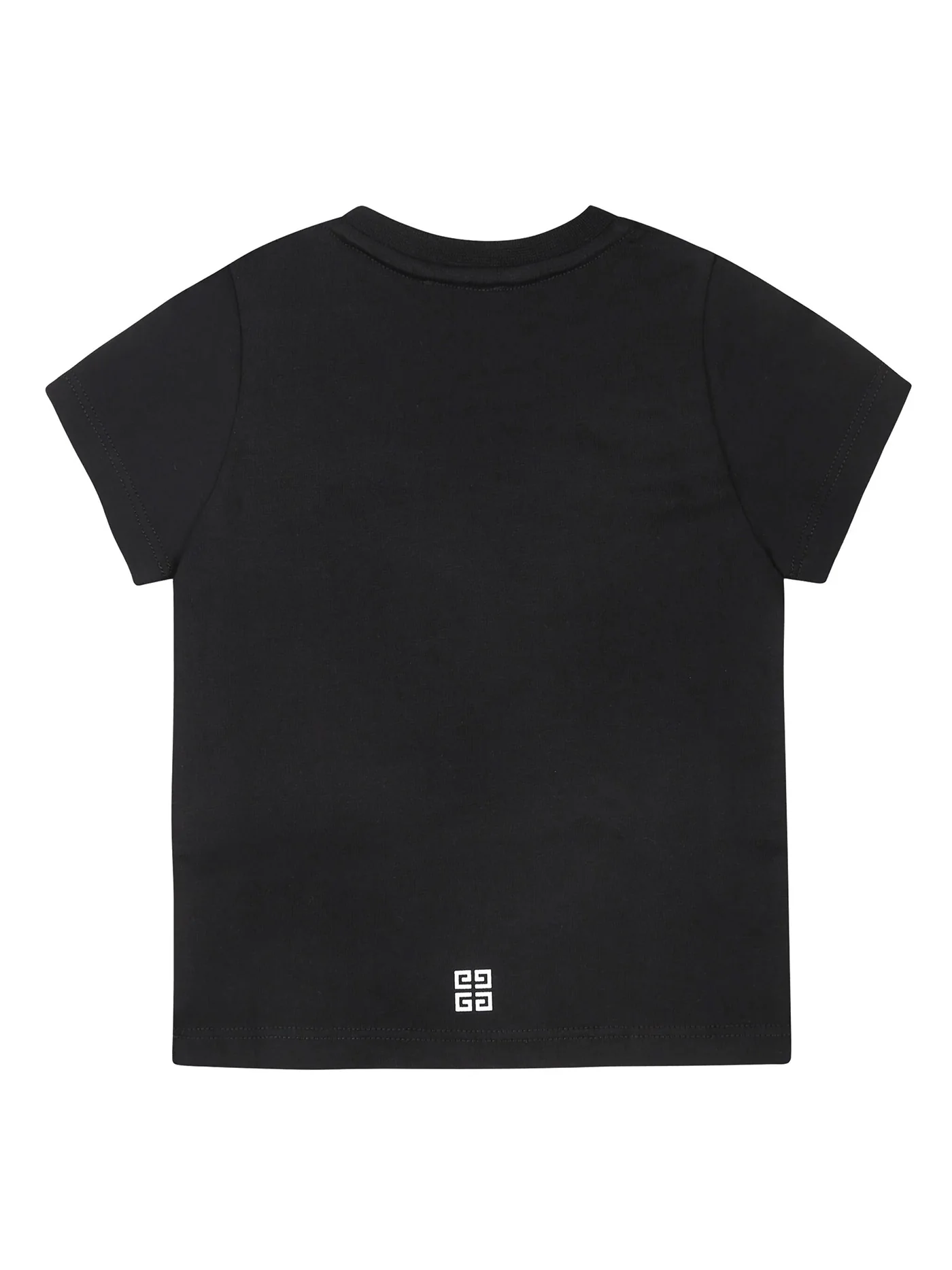 T-Shirt in black cotton - Image 2