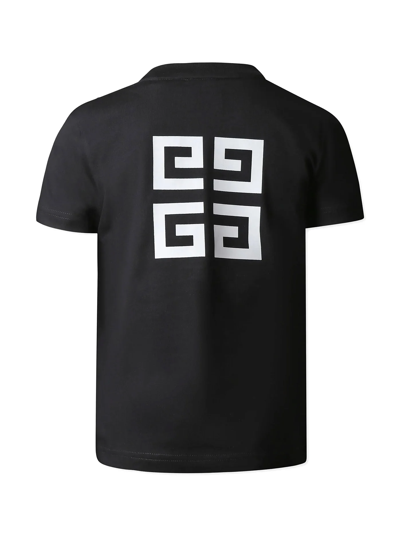 T-Shirt in black cotton - Image 2