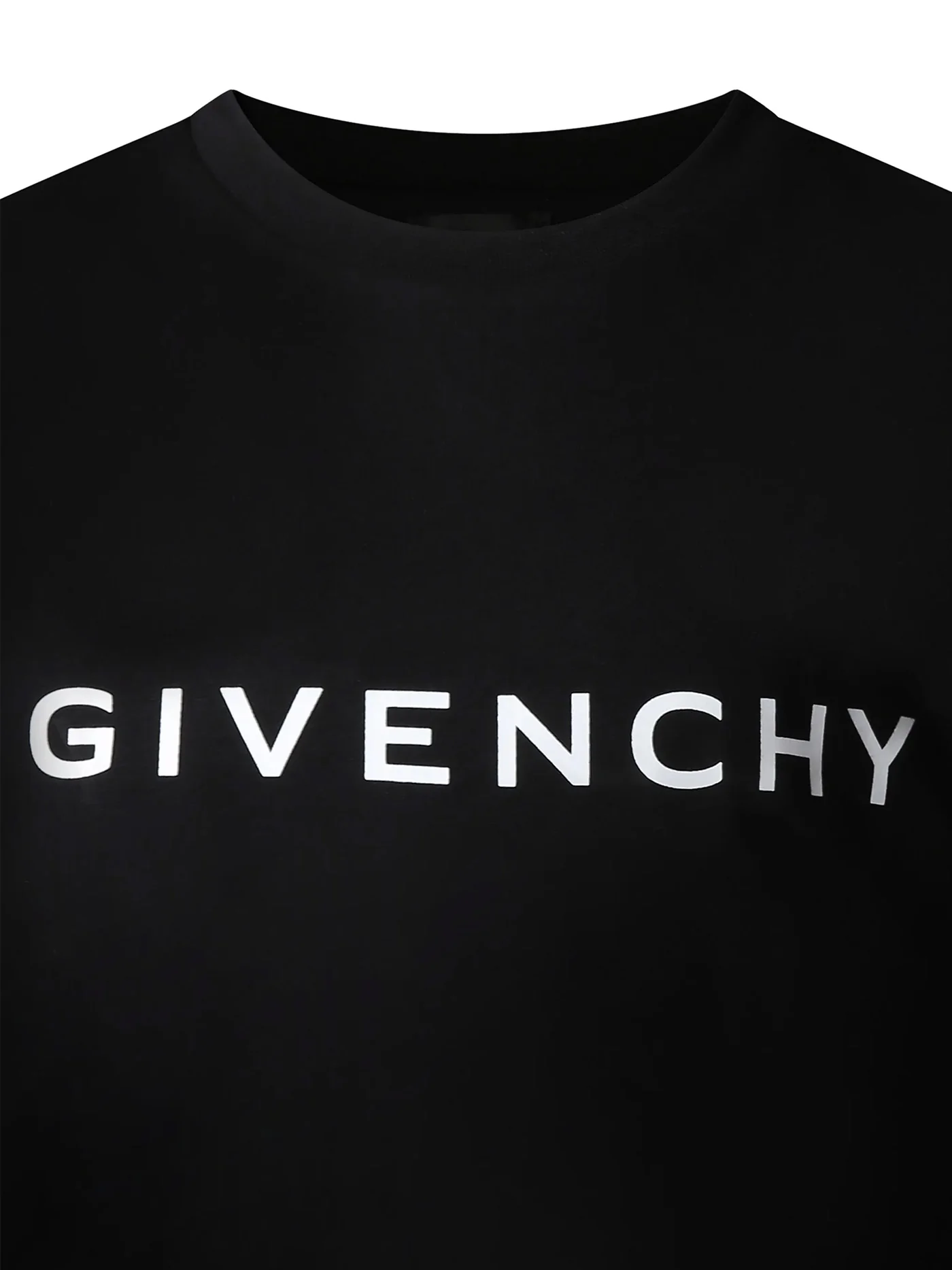 T-Shirt in black cotton - Image 3