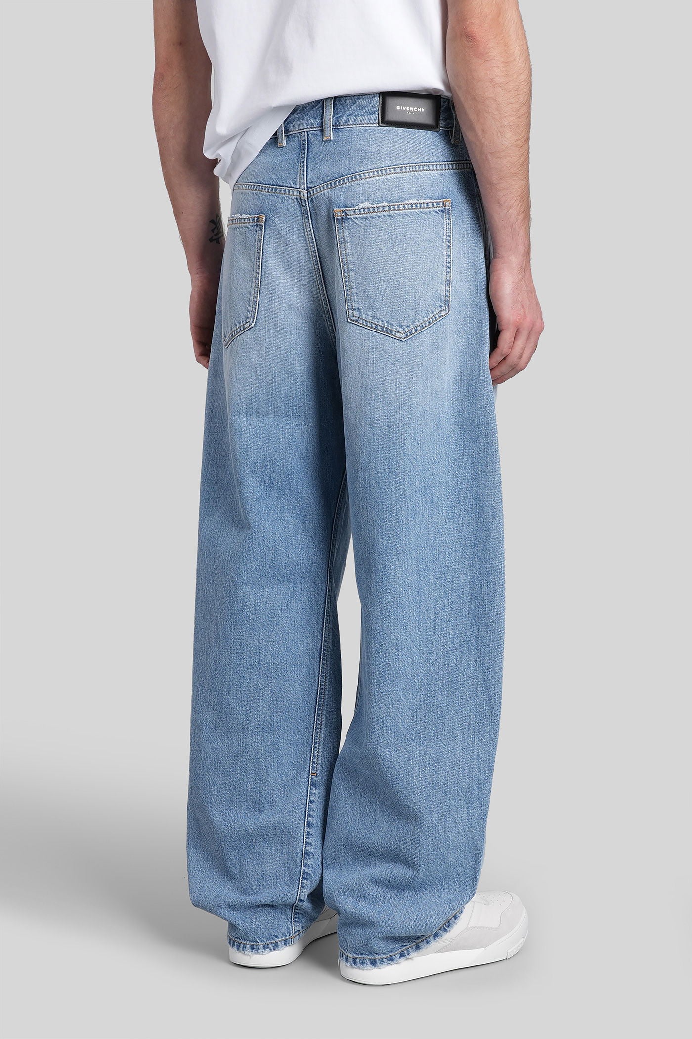 Pants in blue cotton - Image 3