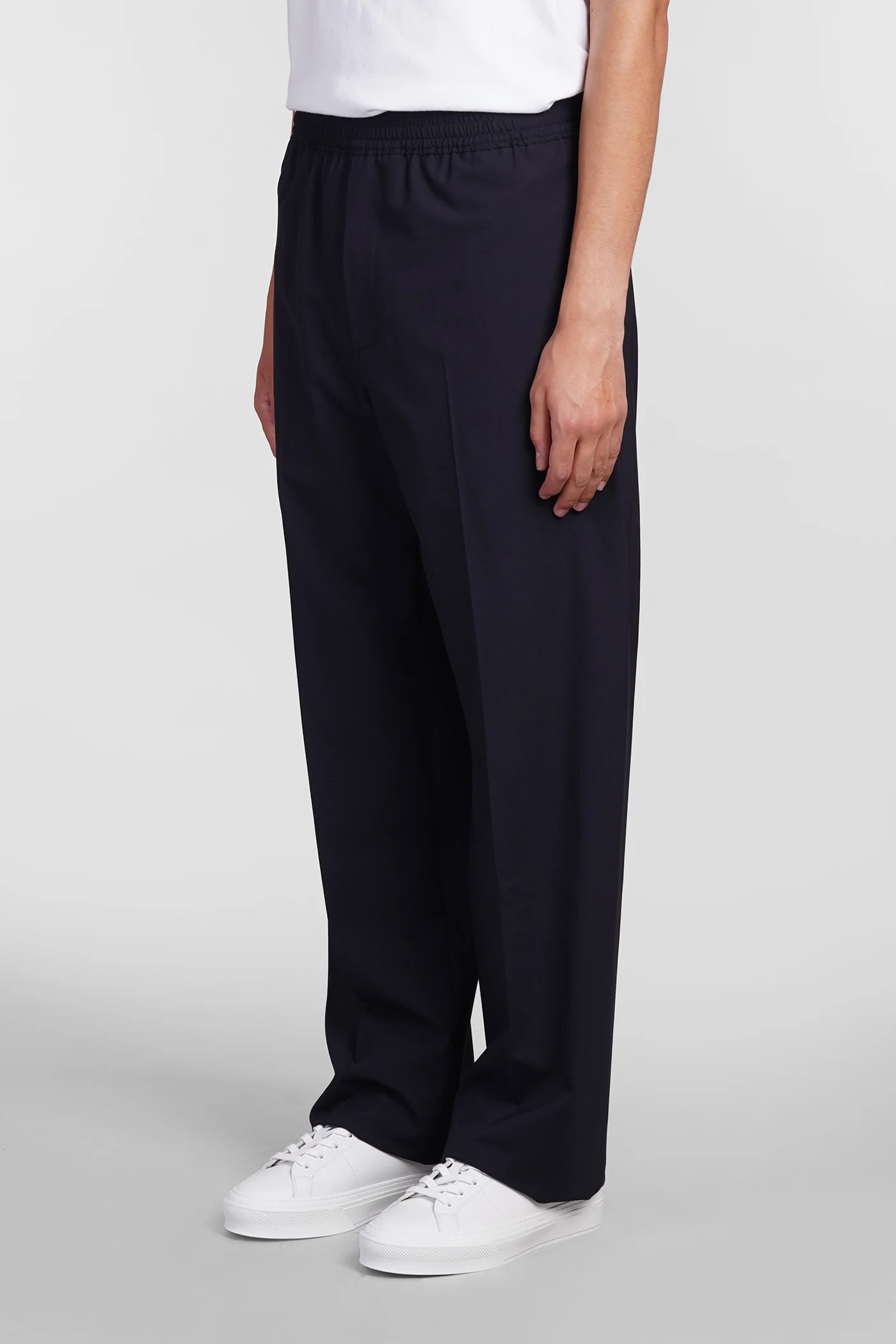 Pants in blue wool - Image 4