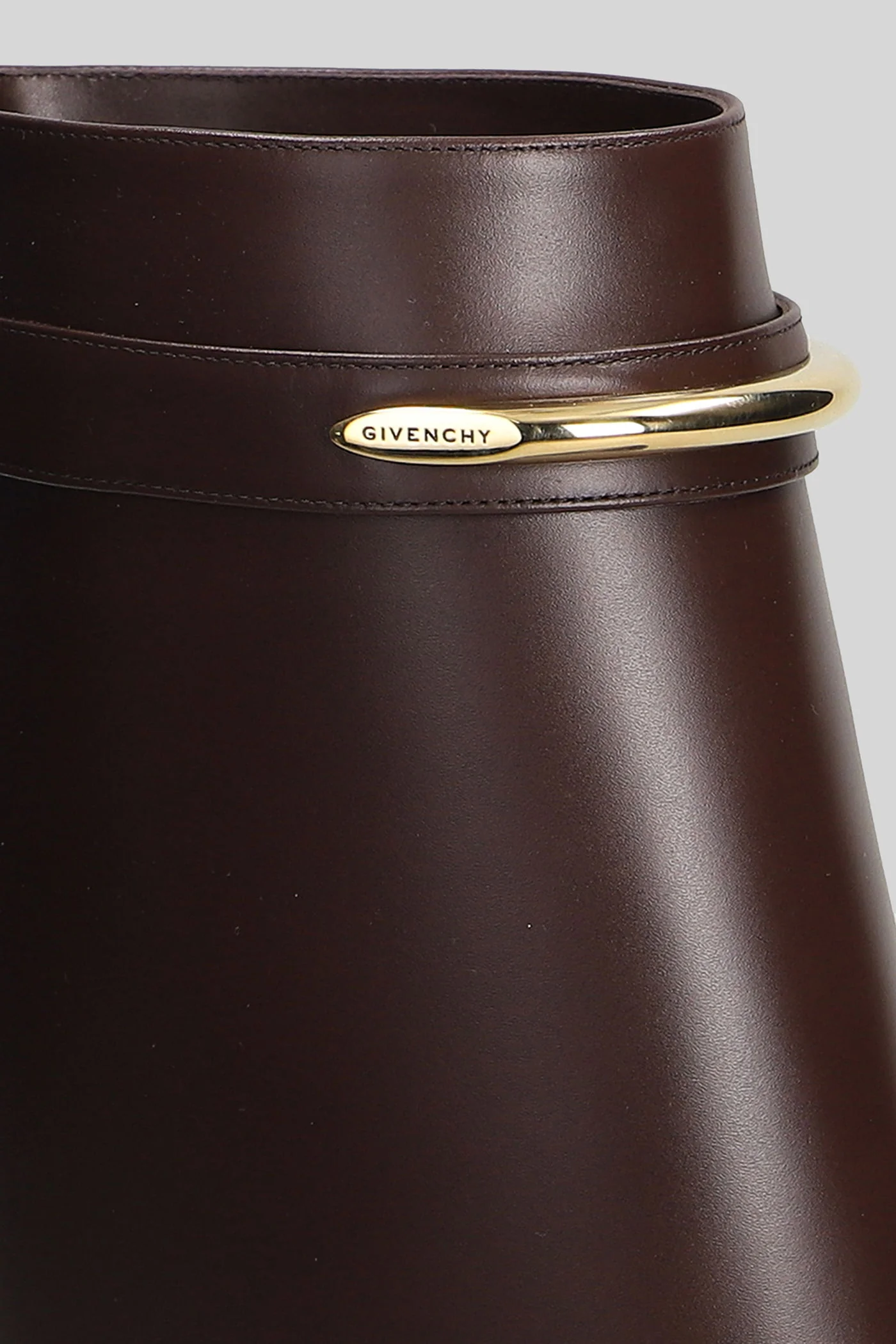 Shark boots 95mm High heels Ankle boots in brown leather - Image 5