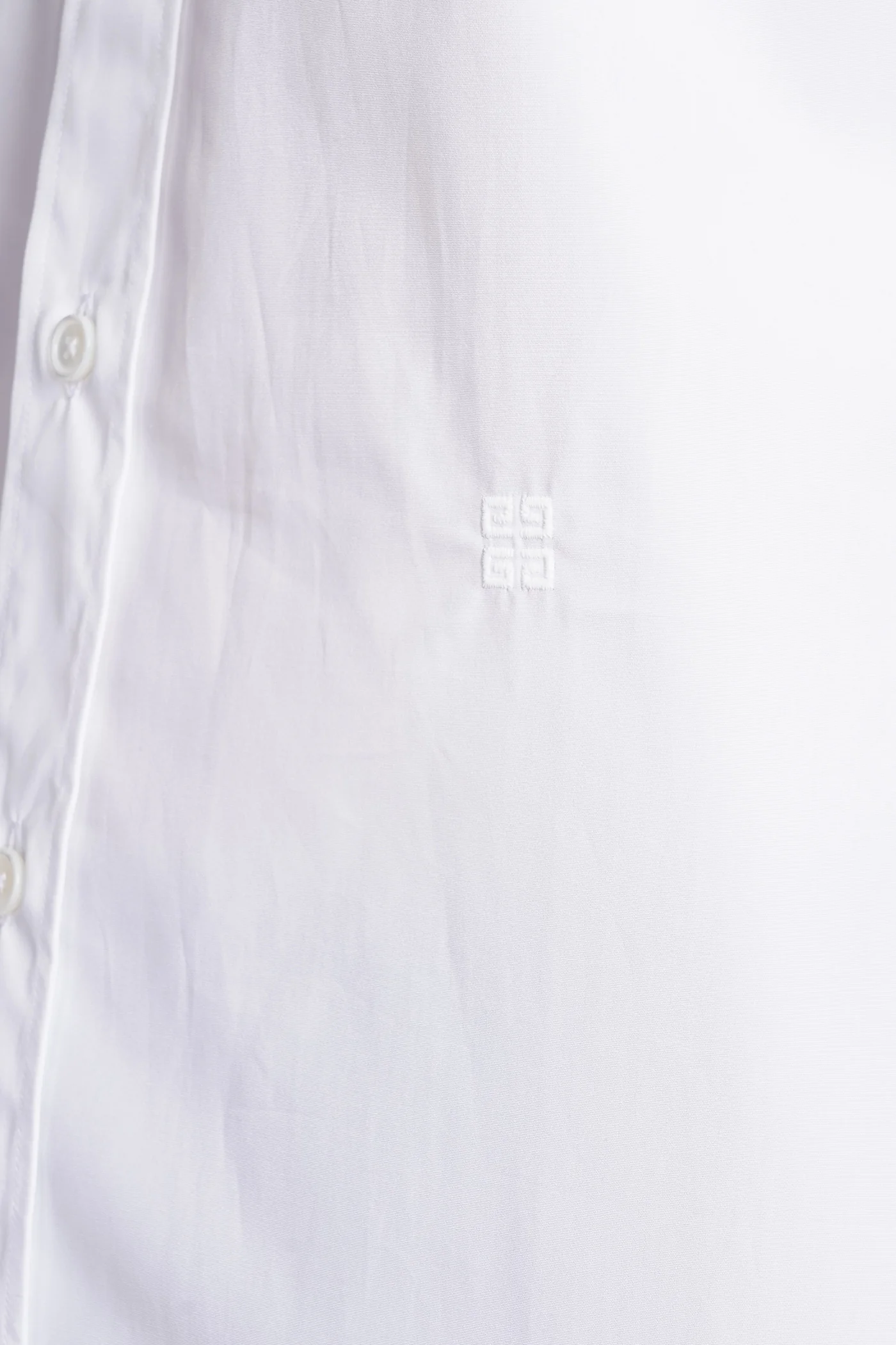 Shirt in white cotton - Image 10
