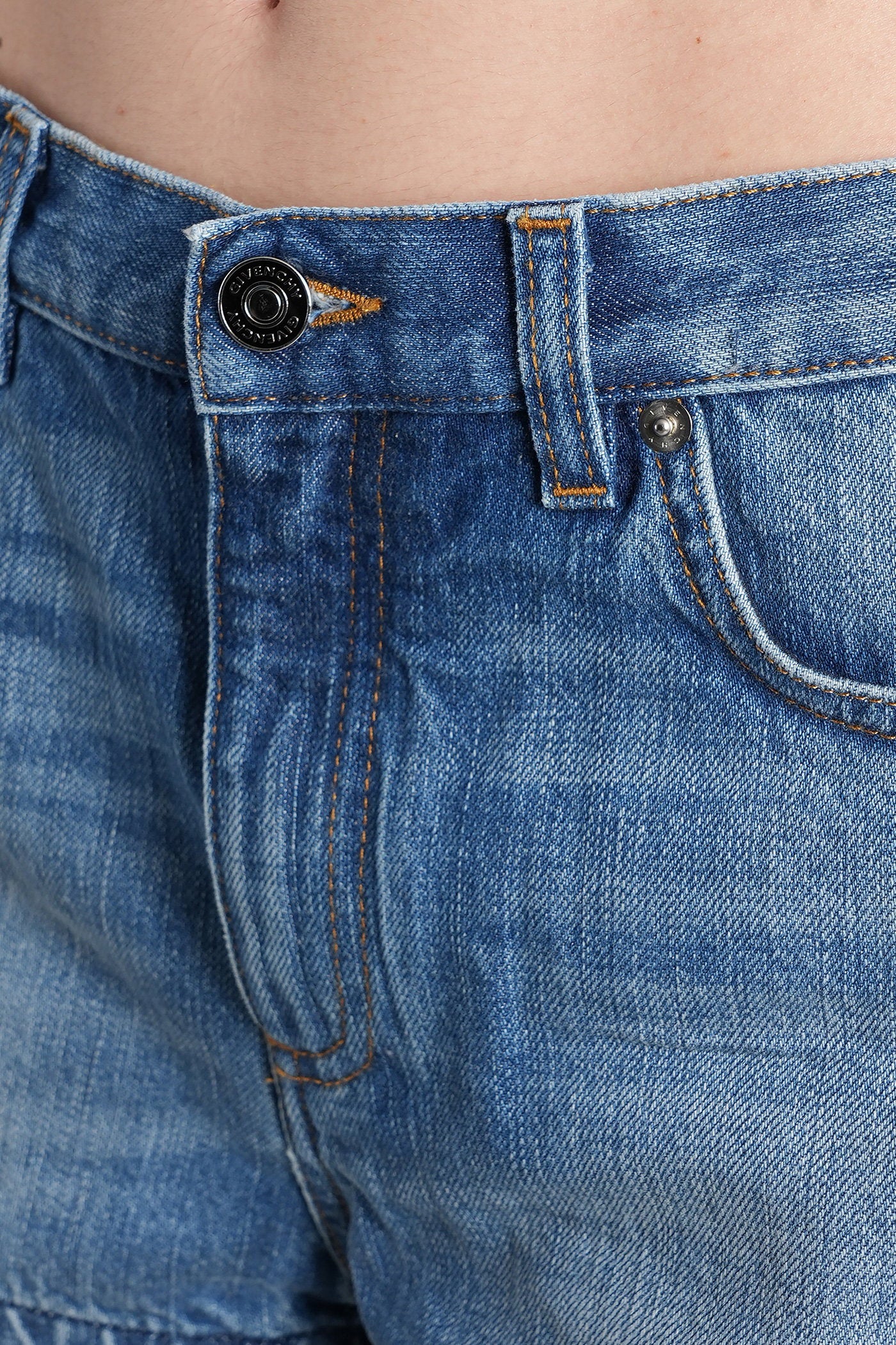 Shorts in blue cotton - Image 5