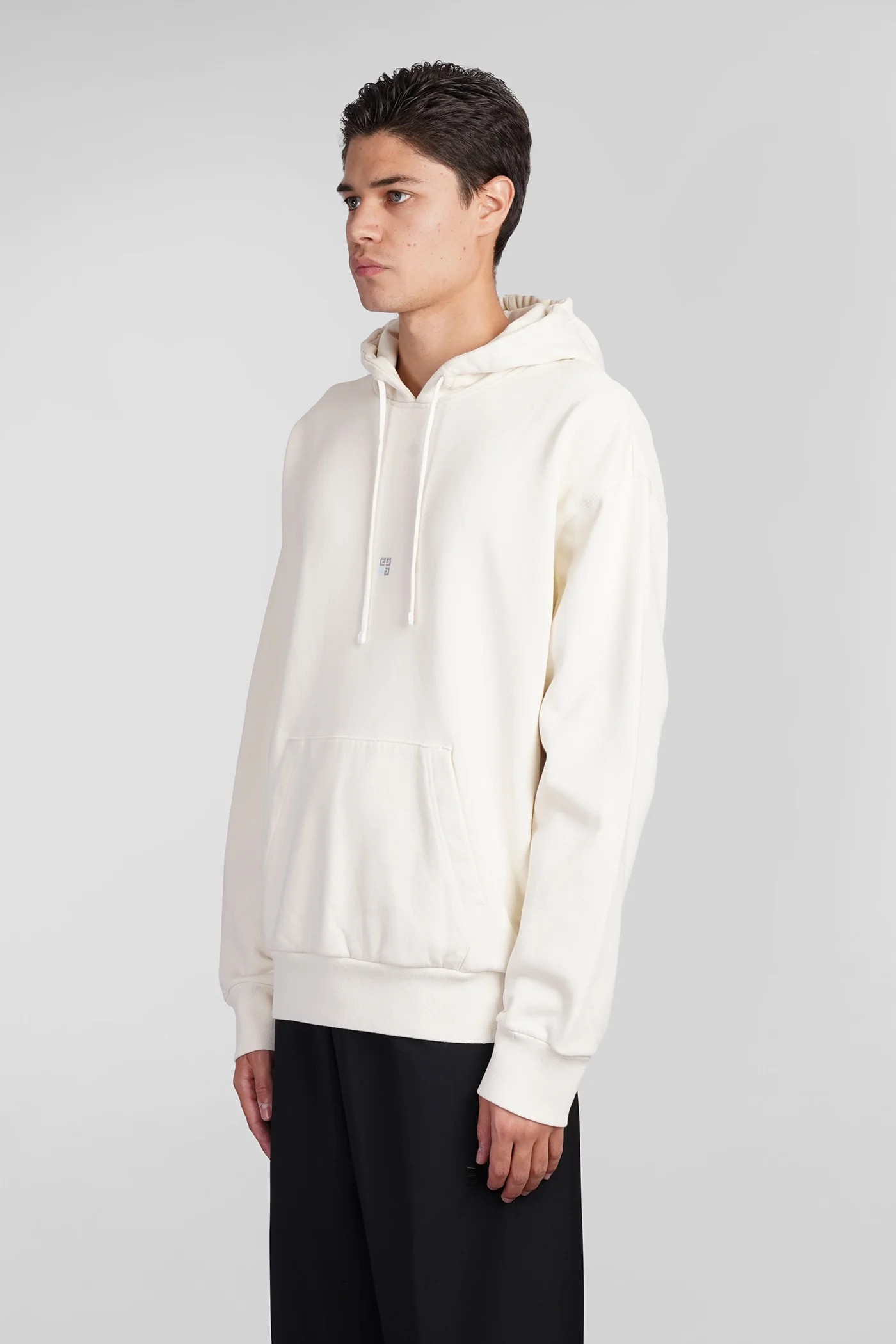 Sweatshirt in beige cotton - Image 4